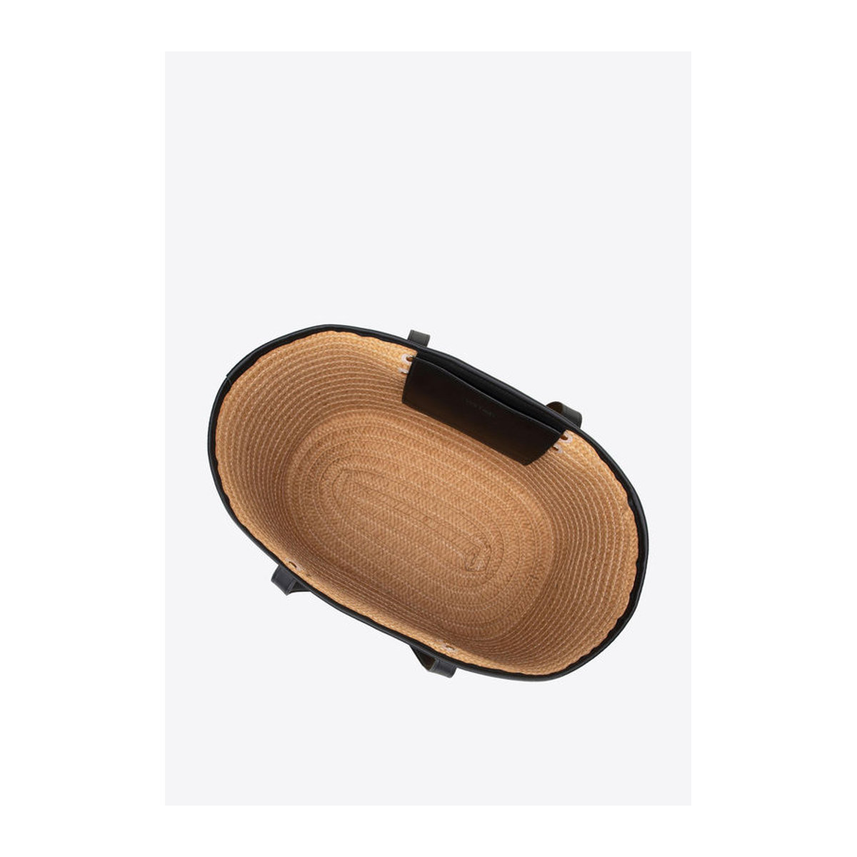 Wittchen Damenkorb aus Rattan und Öko-Leder in Beige und Schwarz - Bild 4