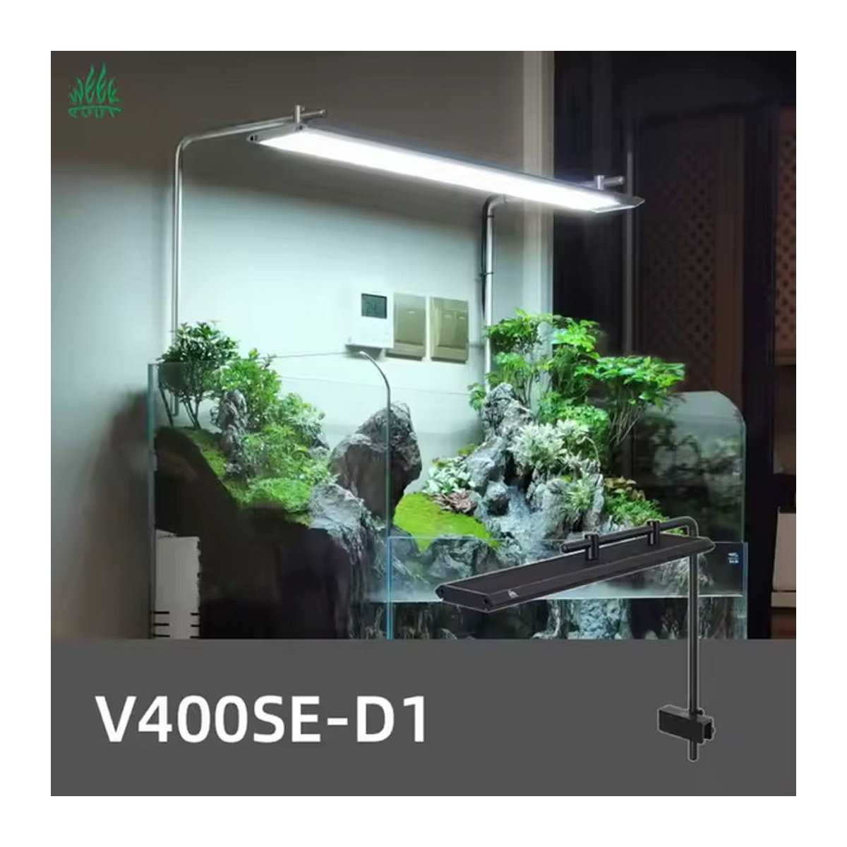 Woche Aqua V-D Serie RGB LED Aquarium Pflanzenlicht mit Knopfsteuerung für Süßwasser Aquarien - Bild 1