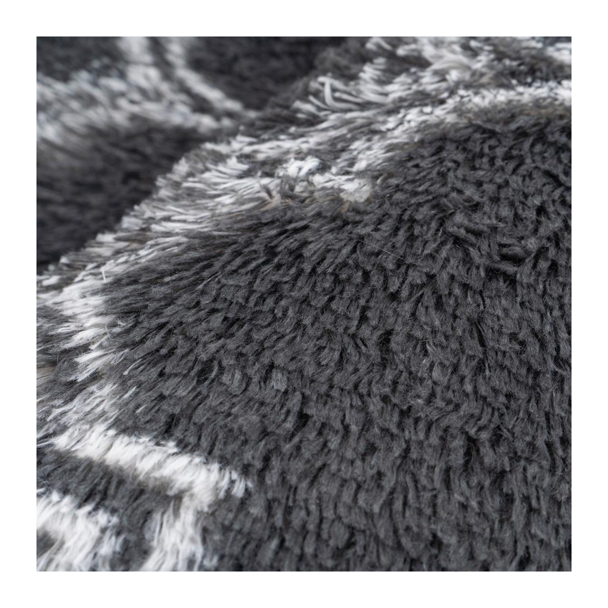 Wohnzimmerteppich Shaggy DECOR Grey Lantern rutschfest und weich in B/T: 150 x 80 cm - Bild 5