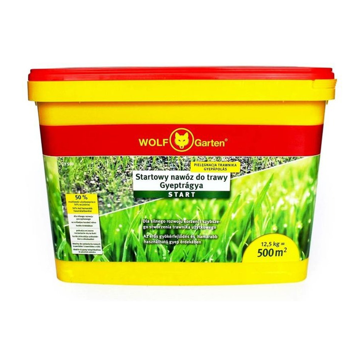 Wolf Garten Starter-Rasendünger Ly 500 für 500 m², 12,5 kg - Bild 1
