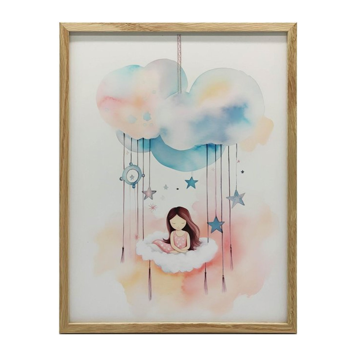 Wolkenkarussell der Träume Premium-Leinwand von iKable, Breite: 50 cm, Höhe: 70 cm, ohne Rahmen - Bild 1