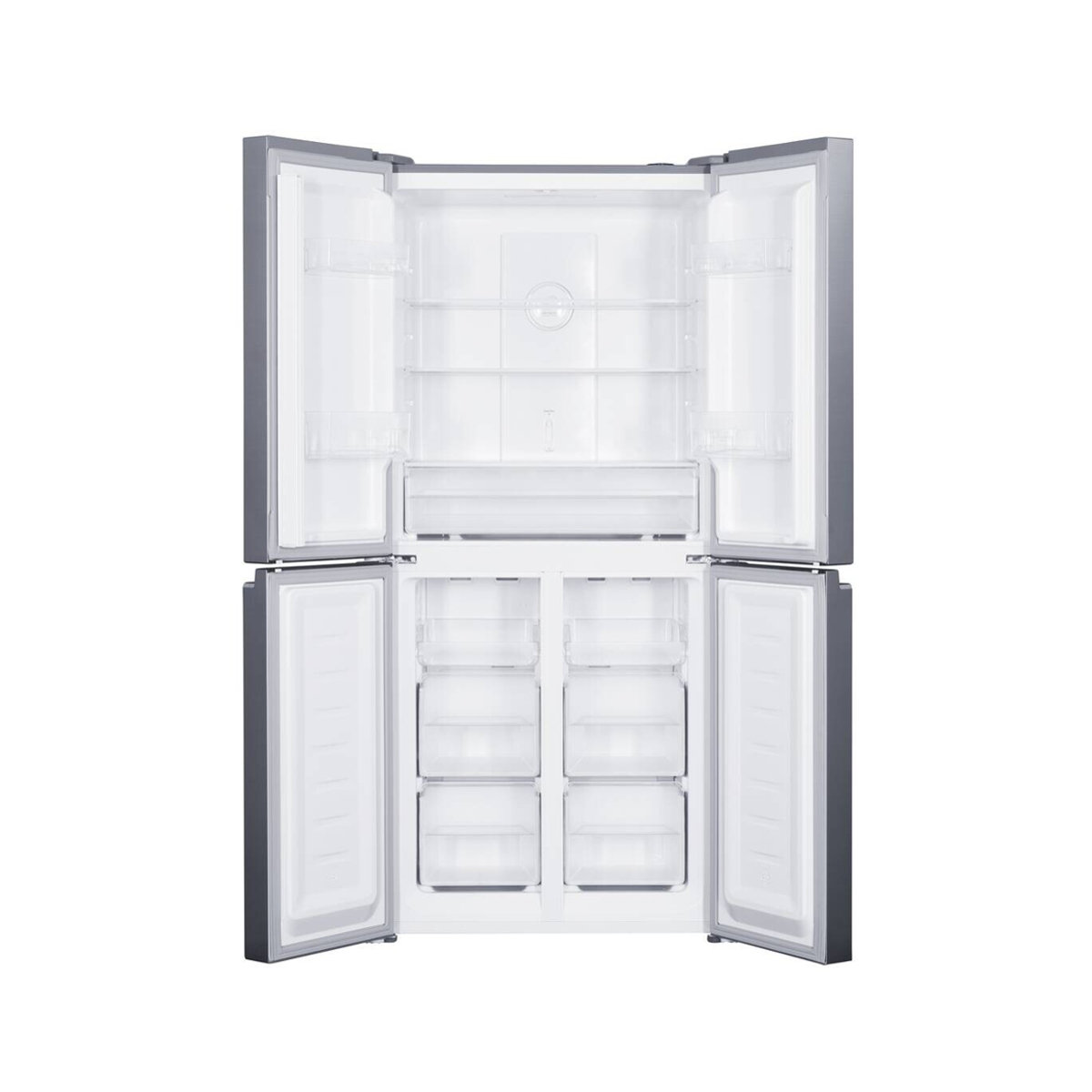 Wolkenstein Multi-Door WCD362NFDDIX Grillschrank in Edelstahloptik mit interner Beleuchtung und Schwenktüren, Farbe: Silber, B/H/T: 79,4 x 180 x 62 cm - Bild 2