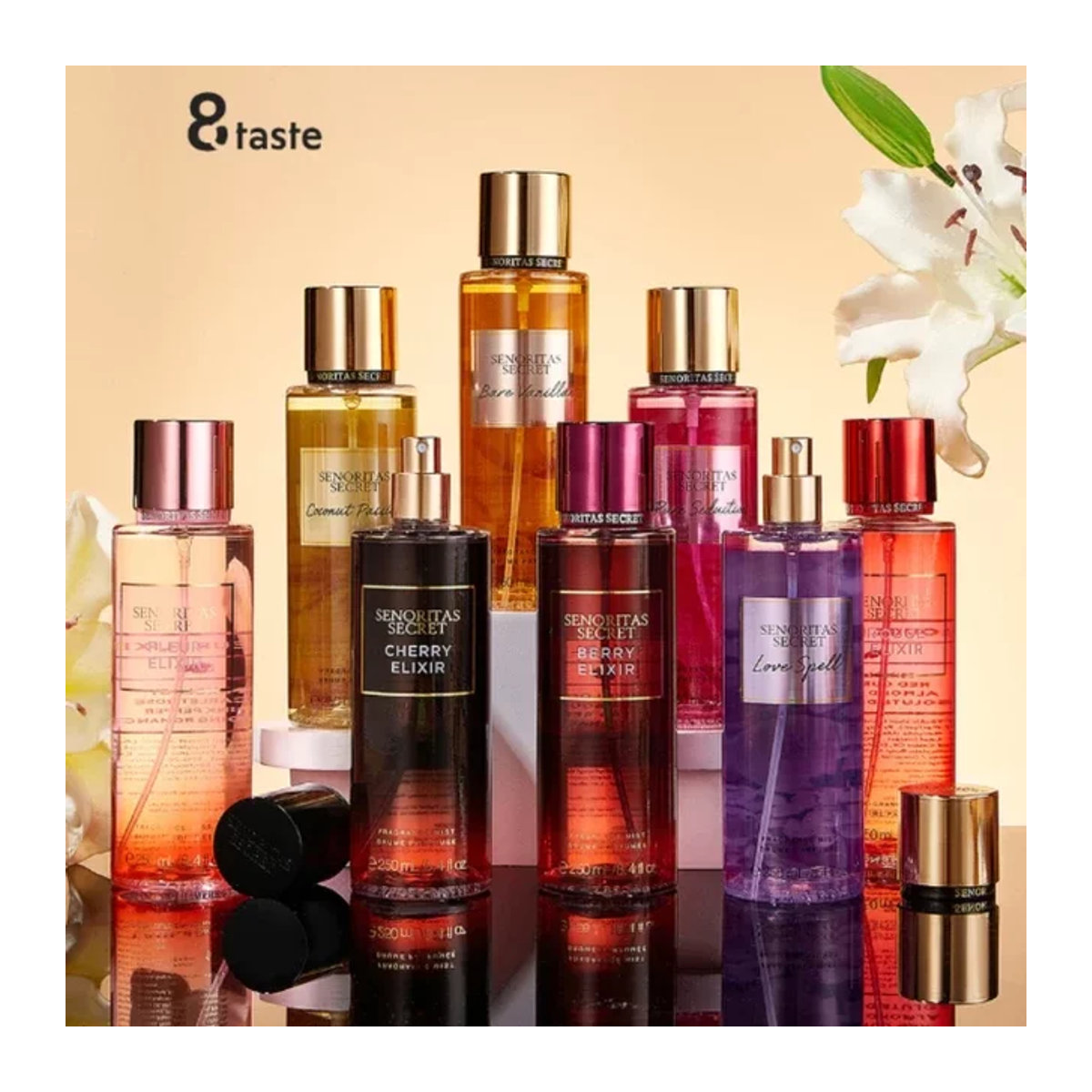 Woman Secret Entice Körperspray Vanille Blume Fruchtduft 250 ml - Bild 1