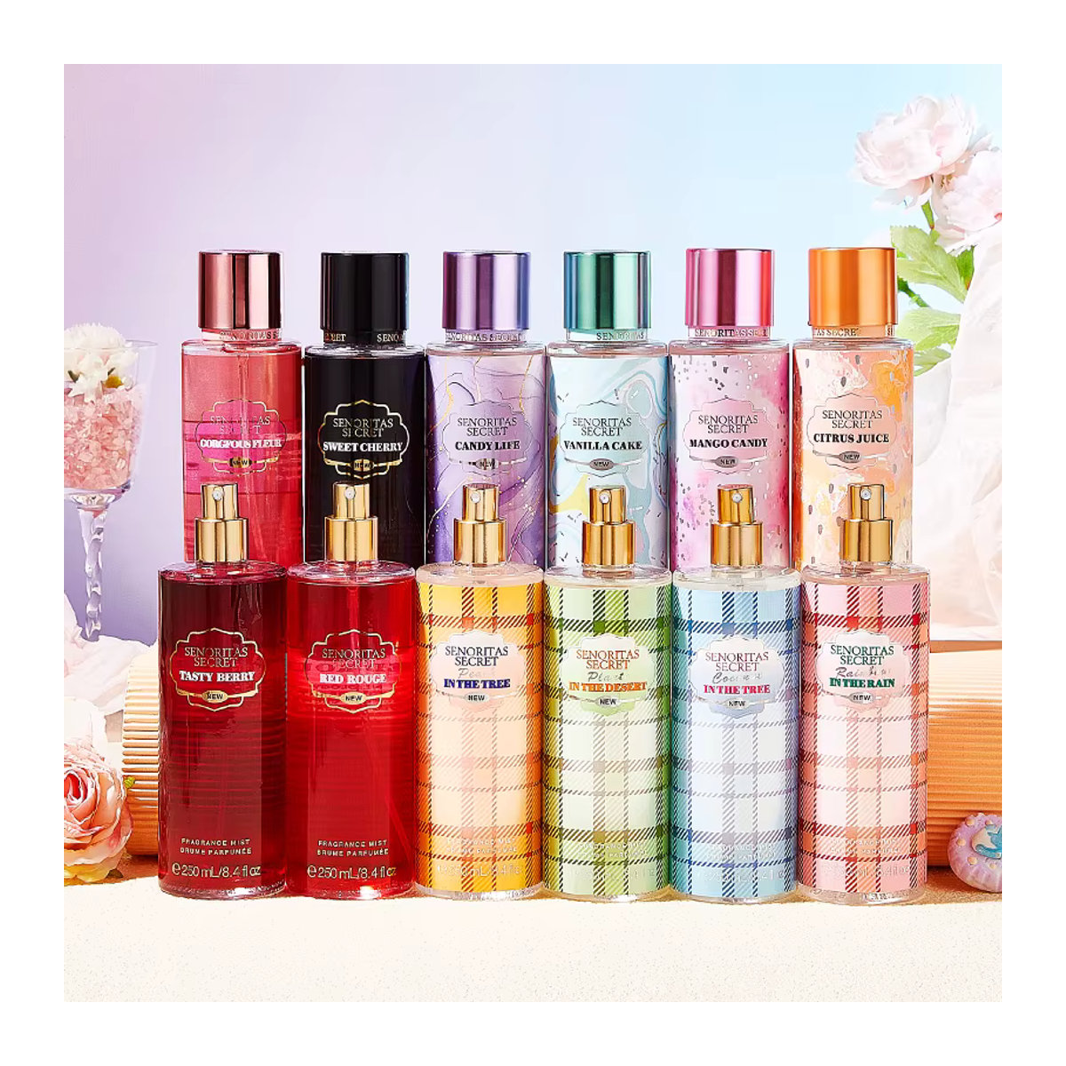 Woman Secret Entice Körperspray Vanille Blume Fruchtduft 250 ml - Bild 2
