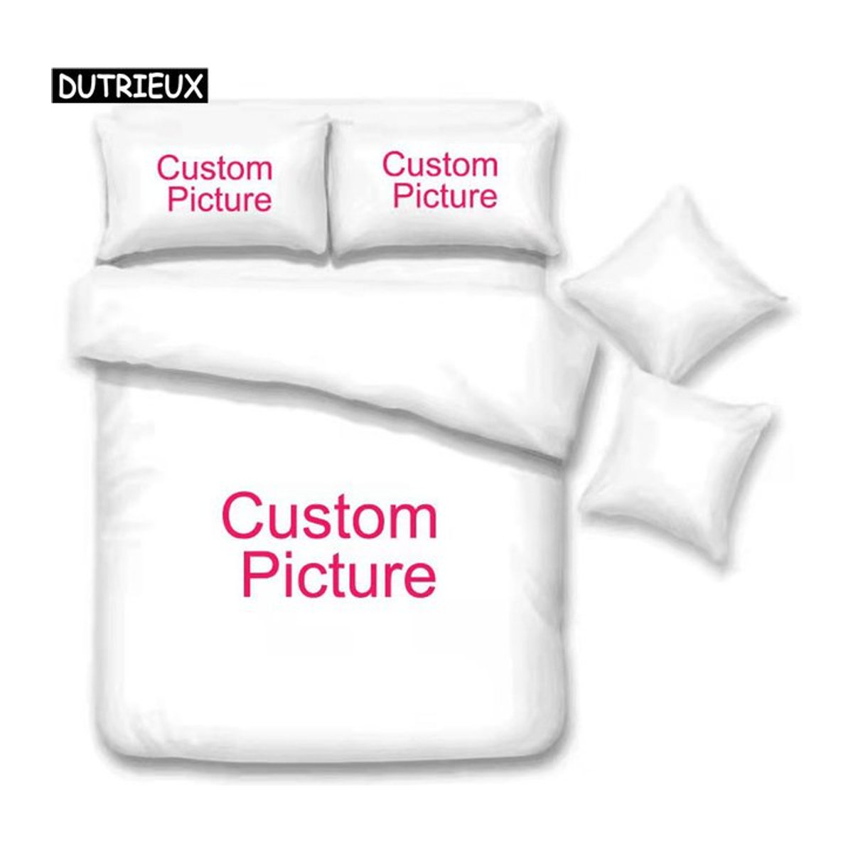 Wucifang Bags 3D Schlangen Bettwäsche-Set mit Wildtier-Design, Polyester, B/H: 135 x 200 cm - Bild 1