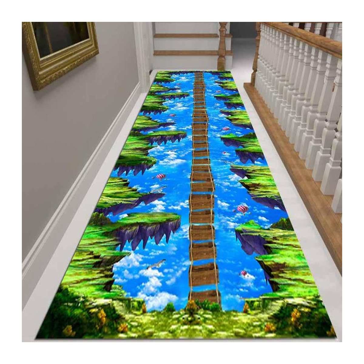Wucifang Jewelry 3D-Druckteppich in Multicolor als weiche Flurmatte für Wohnzimmer, Kinderzimmer oder Küche, B/T: 80 x 50 cm - Bild 1