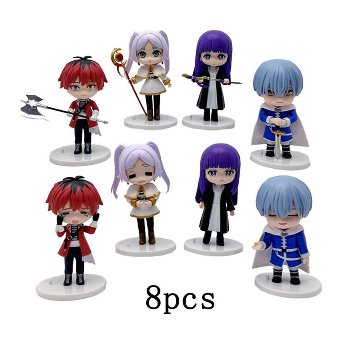 Wucifang Jewelry Anime Figur Frieren Beyond Journey End Action Modell Puppe Multicolor, Höhe: 10 cm - Bild 1
