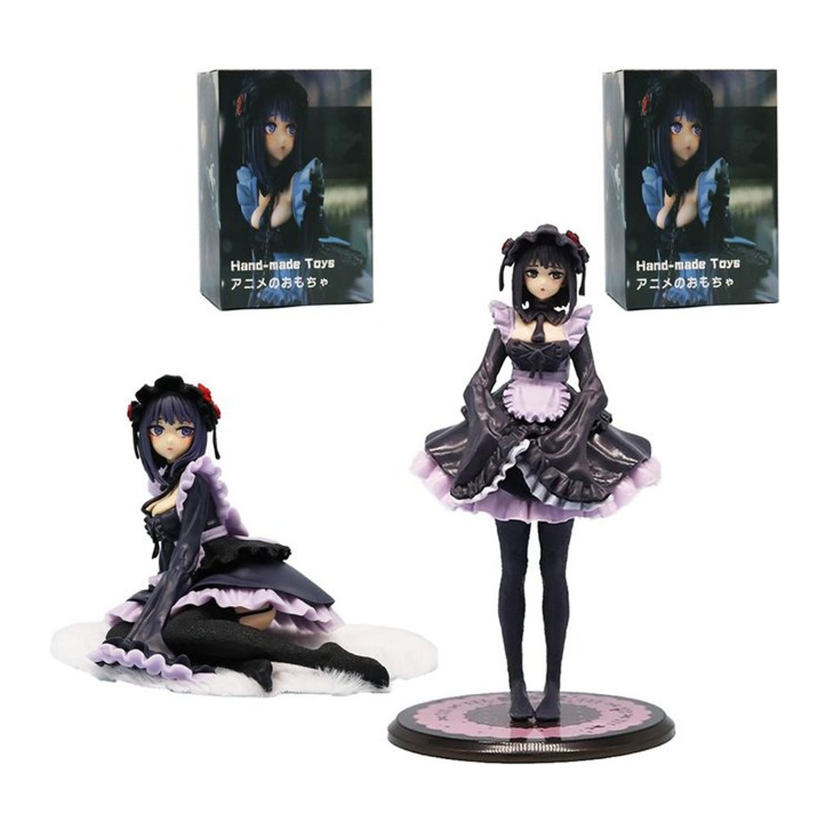 Wucifang Jewelry Anime-Figur Marin Kitagawa aus My Dress-Up Darling im Dienstmädchen-Outfit, Schwarz/Multicolor, Höhe: 12,0 cm - Bild 1