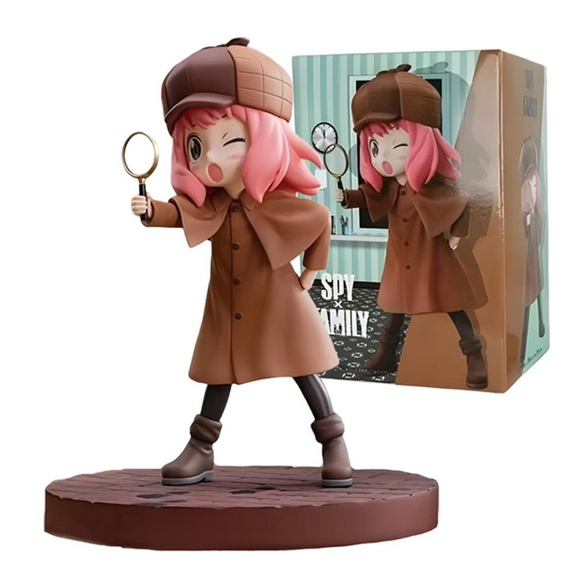 Wucifang Jewelry Spy X Family Anime-Figur Anya Yor Loid Sammlerpuppe aus PVC, Multicolor, Höhe: 18,0 cm - Bild 1