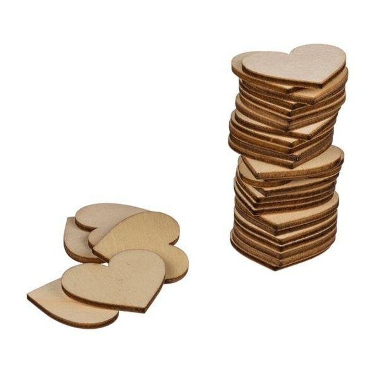 Wunschurne mit Herzen Wunschbox von Eurowebbiz aus Glas und Holz, B/T/H: 121,0 x 16,0 x 16,0 cm - Bild 1