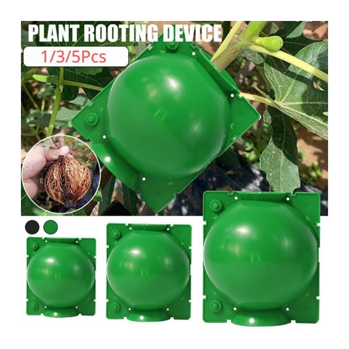 Wurzelzuchtbox für Gartenpflanzen zur Wurzelballenbildung und Pfropfung - Bild 1