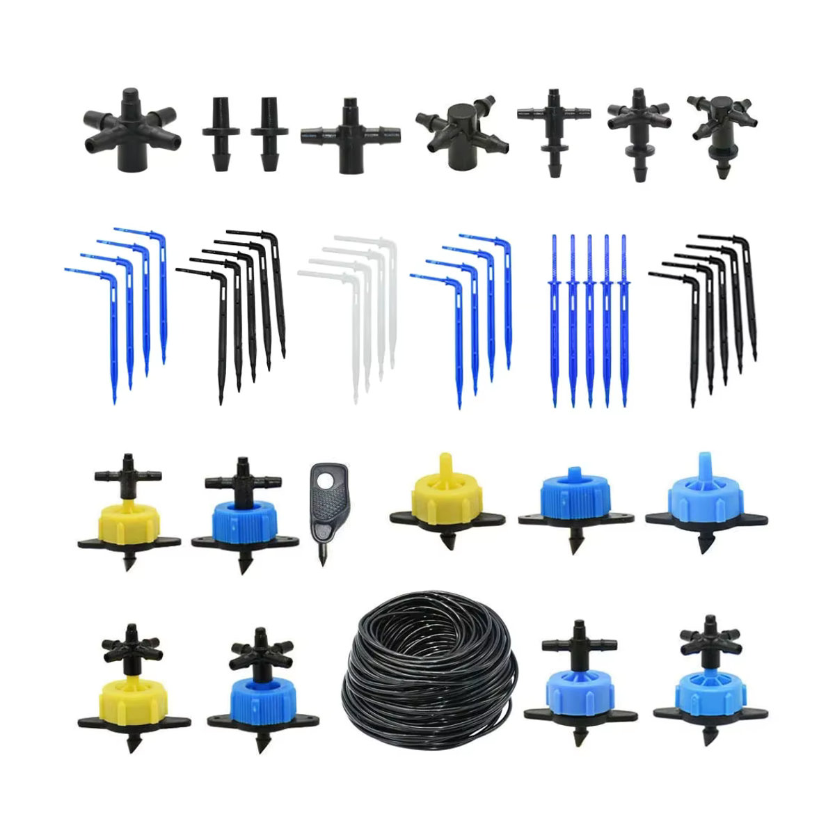 WYZXM Garten Tropfbewässerung Dropper 1/8 Zoll 2/4-Wege-Wasserrohrverbinder für 4/7 mm bis 3/5 mm Schlauch in Multicolor - Bild 3