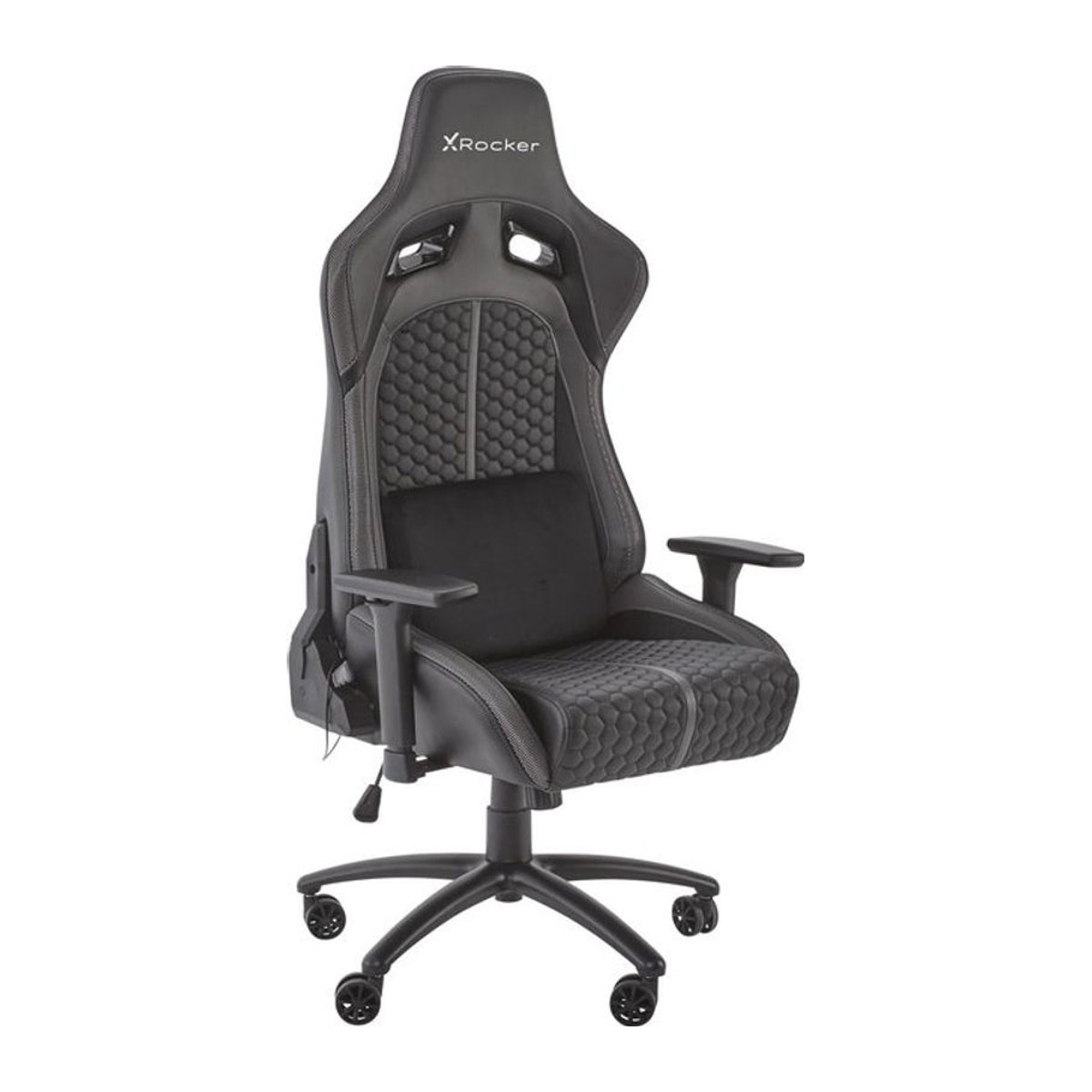 X Rocker Stinger RGB Gaming-Stuhl mit Neo Motion Beleuchtung in Schwarz aus Kunstleder - Bild 1