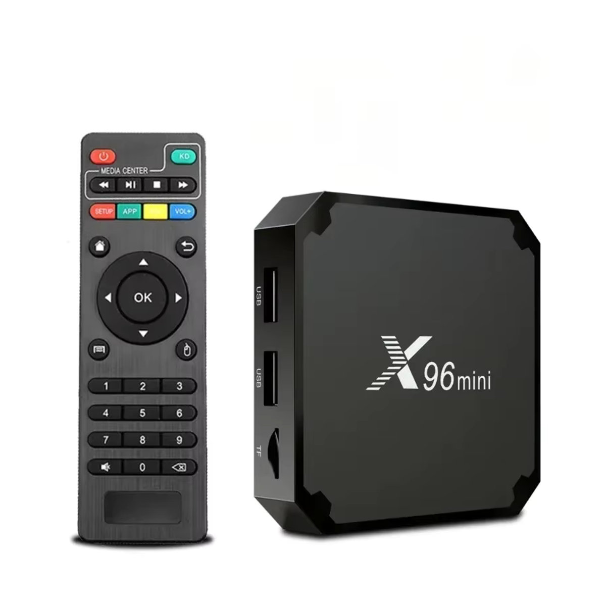 X96 Mini Smart TV Box Android 4K WLAN Set-Top-Box Schwarz - Bild 2