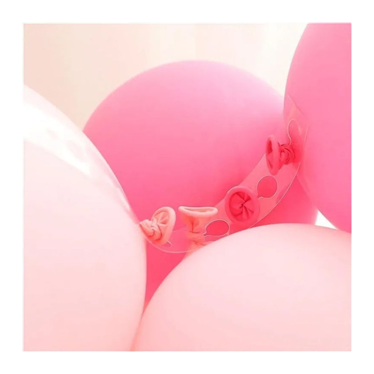 xianyi01 DIY-Ballonbogenband als transparente Verbindungskette aus Kunststoff für deine Dekoration, Länge: 5 m - Bild 2