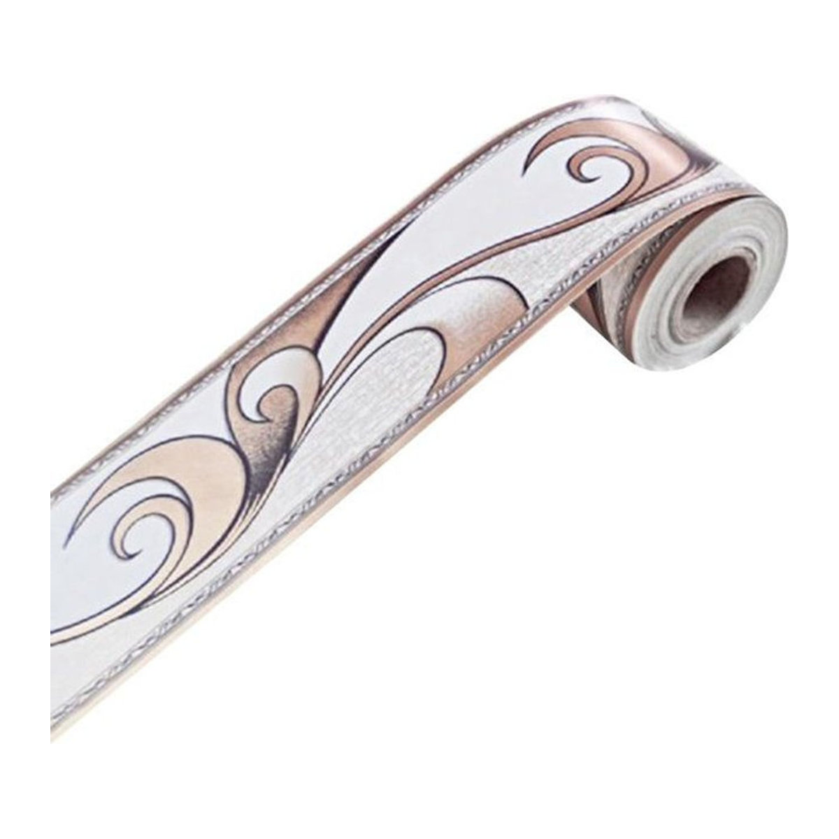 xianyi01 Wandaufkleber Weiß Selbstklebend PVC Wasserdicht DIY Wanddeko B: 5 cm, L: 10 m - Bild 1