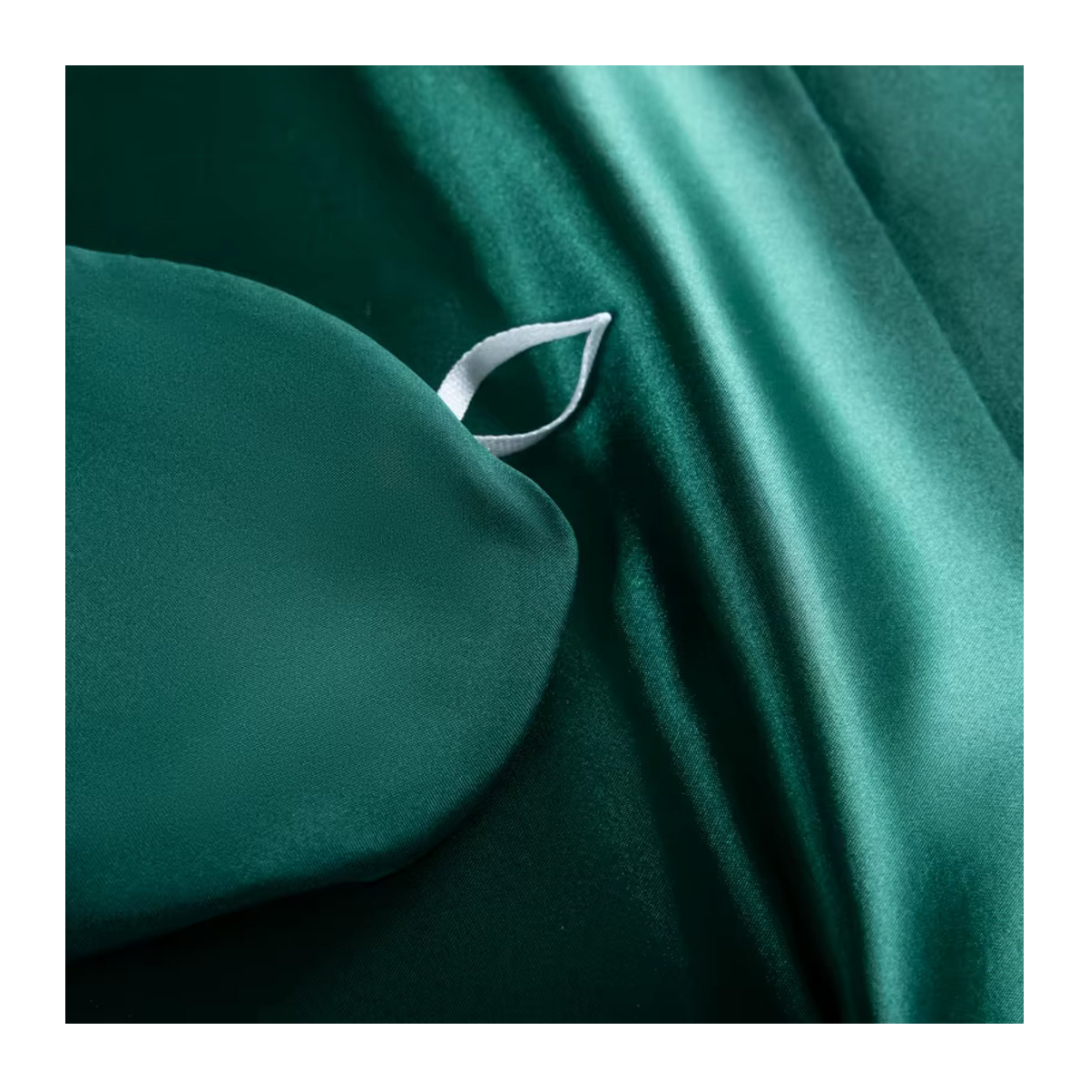 Xiao Qi Qi Bettwäsche-Set aus weichem Satin in Yue Guang Lan mit Reißverschluss - Bild 4