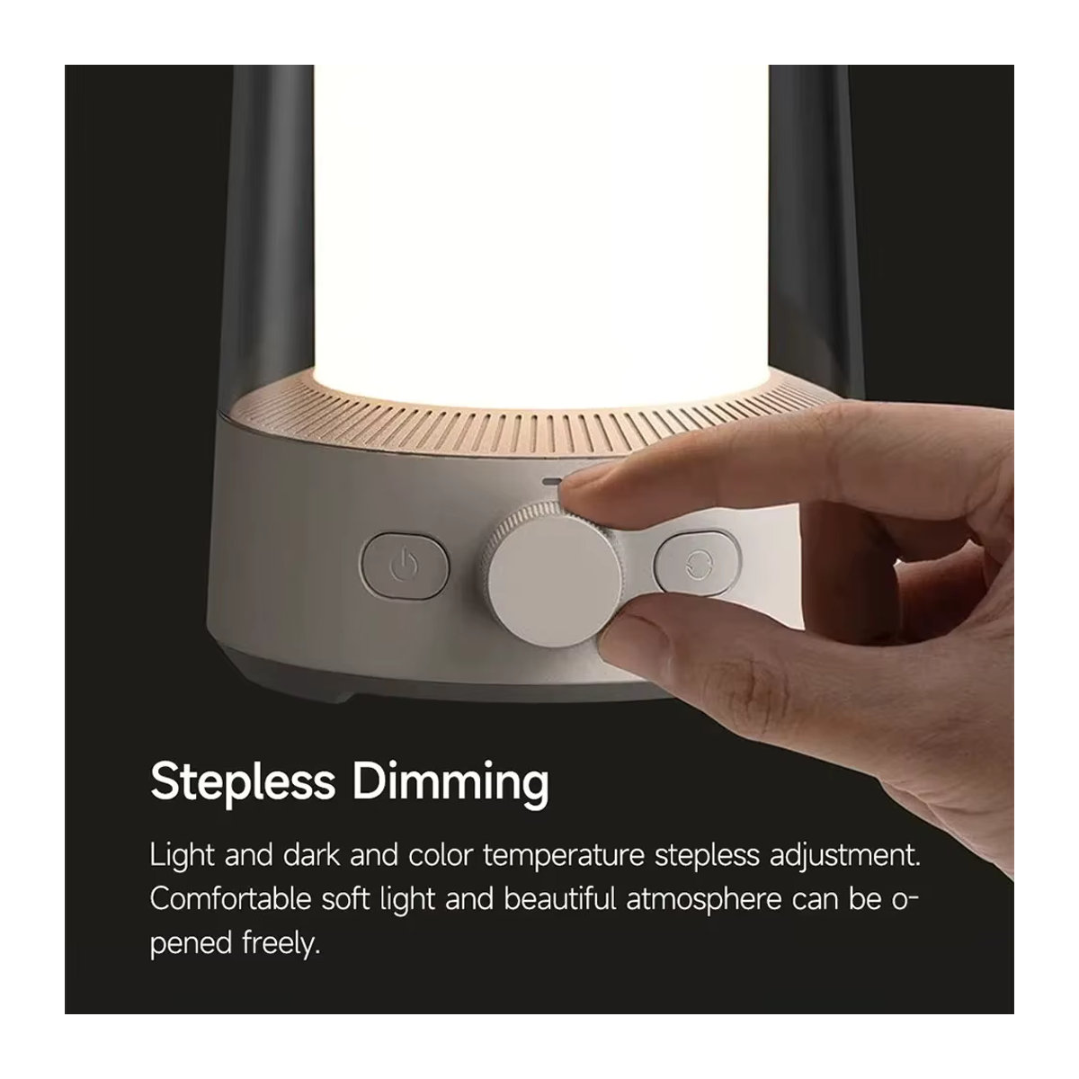 Xiaomi Mijia Split Camping Lampe mit Smart Control, stufenloser Dimmung und IP54 Staub- und Wasserdichtigkeit, wiederaufladbare Taschenlampe - Bild 3