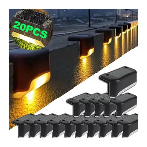 XIWANGFIRE Solar Wegeleuchte LED Warmweiß Schwarz Minimalistisch Wasserdicht für Garten und Terrasse