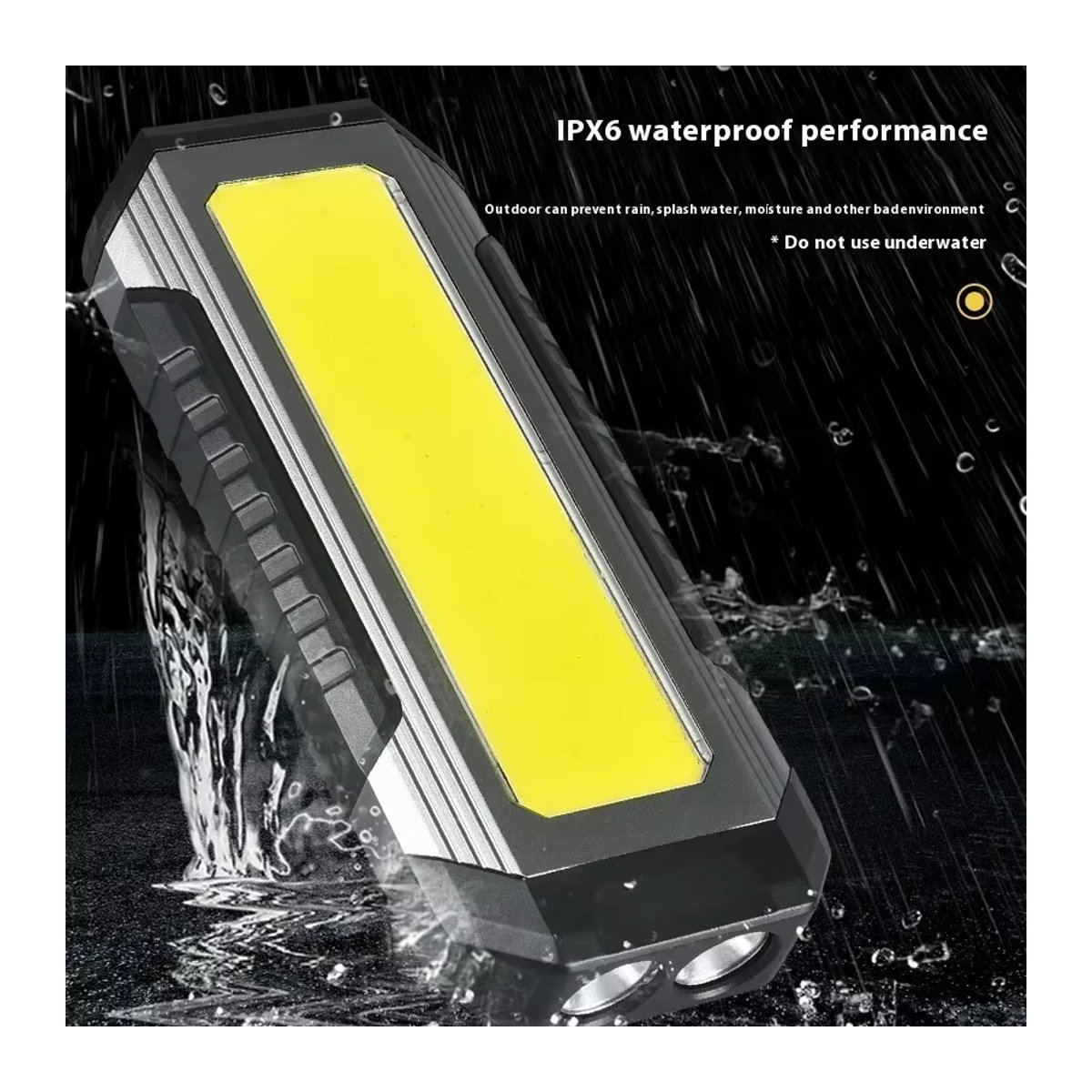 XIWANGFIRE Wasserdichte COB-Arbeitslampe mit Magnet und 4000 mAh Akku, tragbare Multimode-Taschenlampe mit XPE-Leuchte für Camping und Outdoor - Bild 5