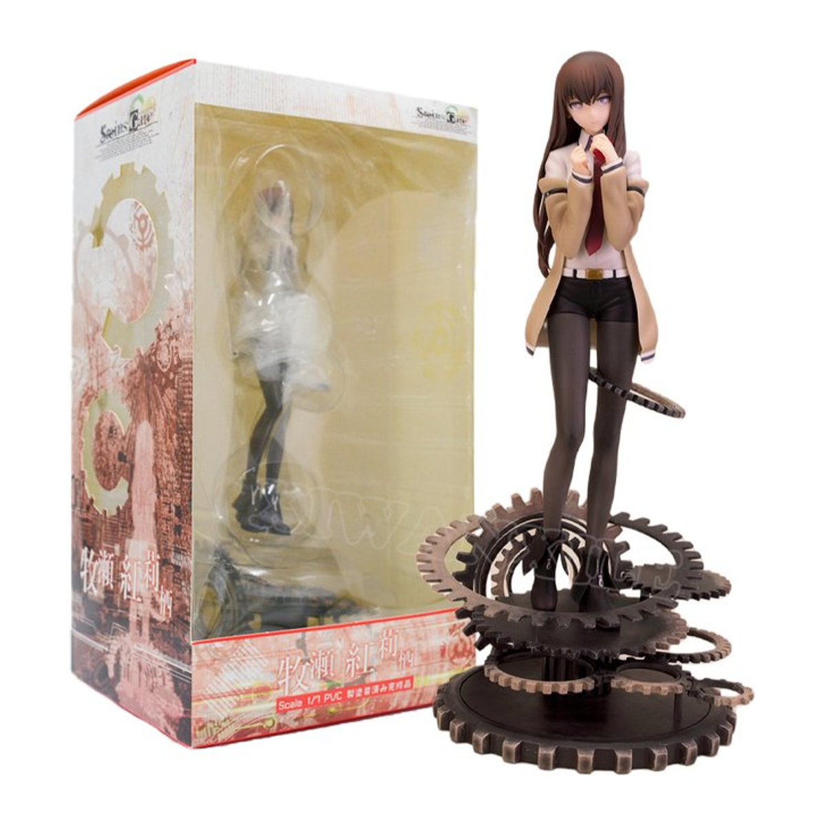 XIWANXILE Anime Figur Kurisu Makise aus Steins Gate, Sammelmodell für Erwachsene, Höhe: 24 cm, mehrfarbig - Bild 1