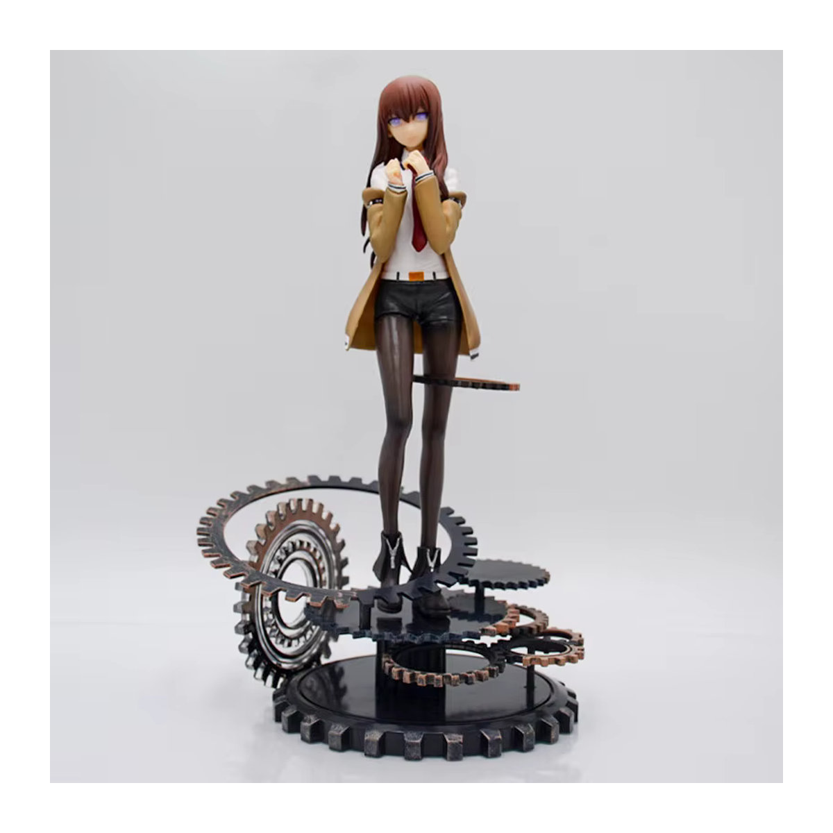 XIWANXILE Anime Figur Kurisu Makise aus Steins Gate, Sammelmodell für Erwachsene, Höhe: 24 cm, mehrfarbig - Bild 2