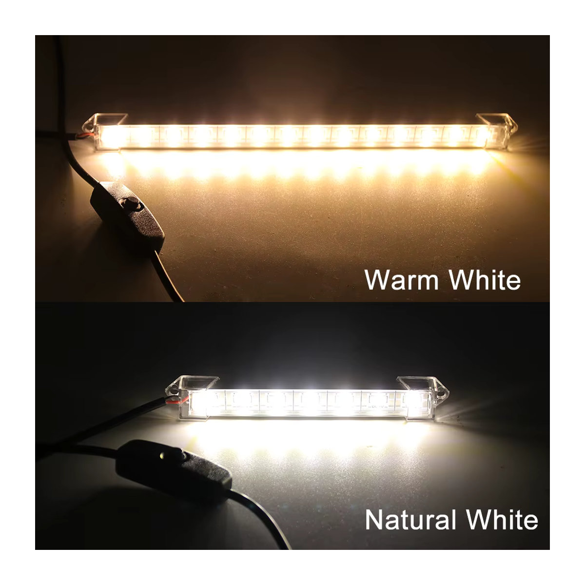 XUNATA LED-Lichtleiste USB-betrieben mit milchig-weißer Abdeckung und 5630 LED-Streifen in minimalistischem Design - Bild 3