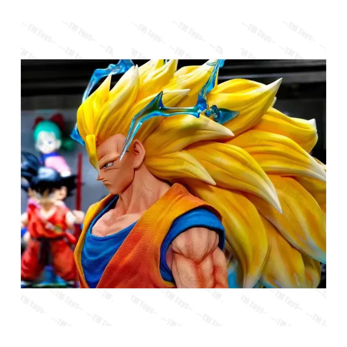 XY Studio Son Goku SSJ3 Dragon Ball Anime-Figur aus Kunststoff, mehrfarbig, Höhe: 43 cm - Bild 3
