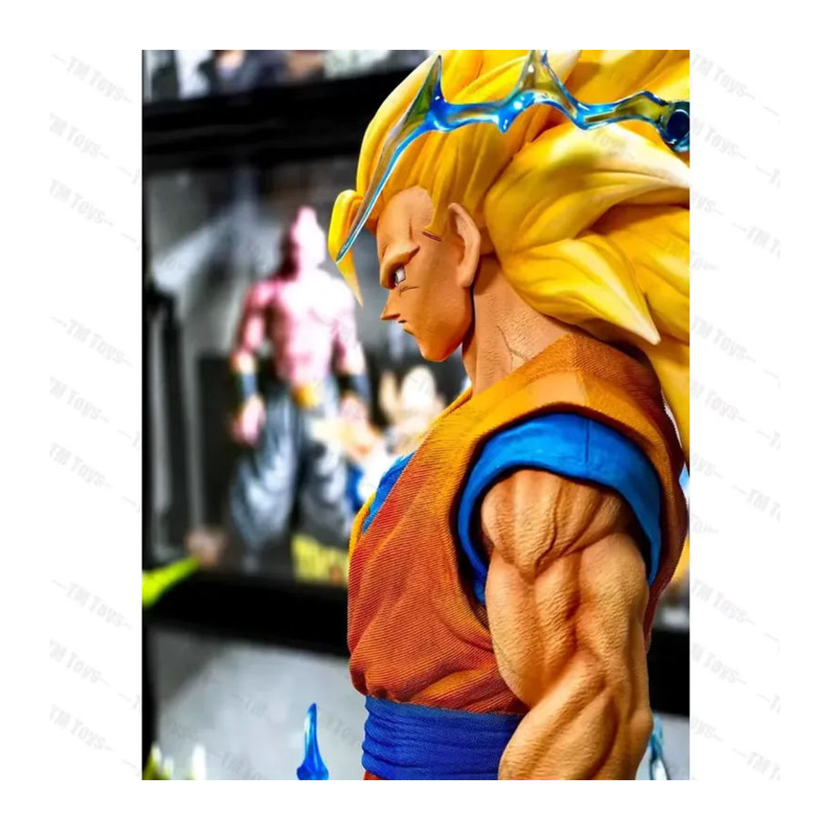 XY Studio Son Goku SSJ3 Dragon Ball Anime-Figur aus Kunststoff, mehrfarbig, Höhe: 43 cm - Bild 4