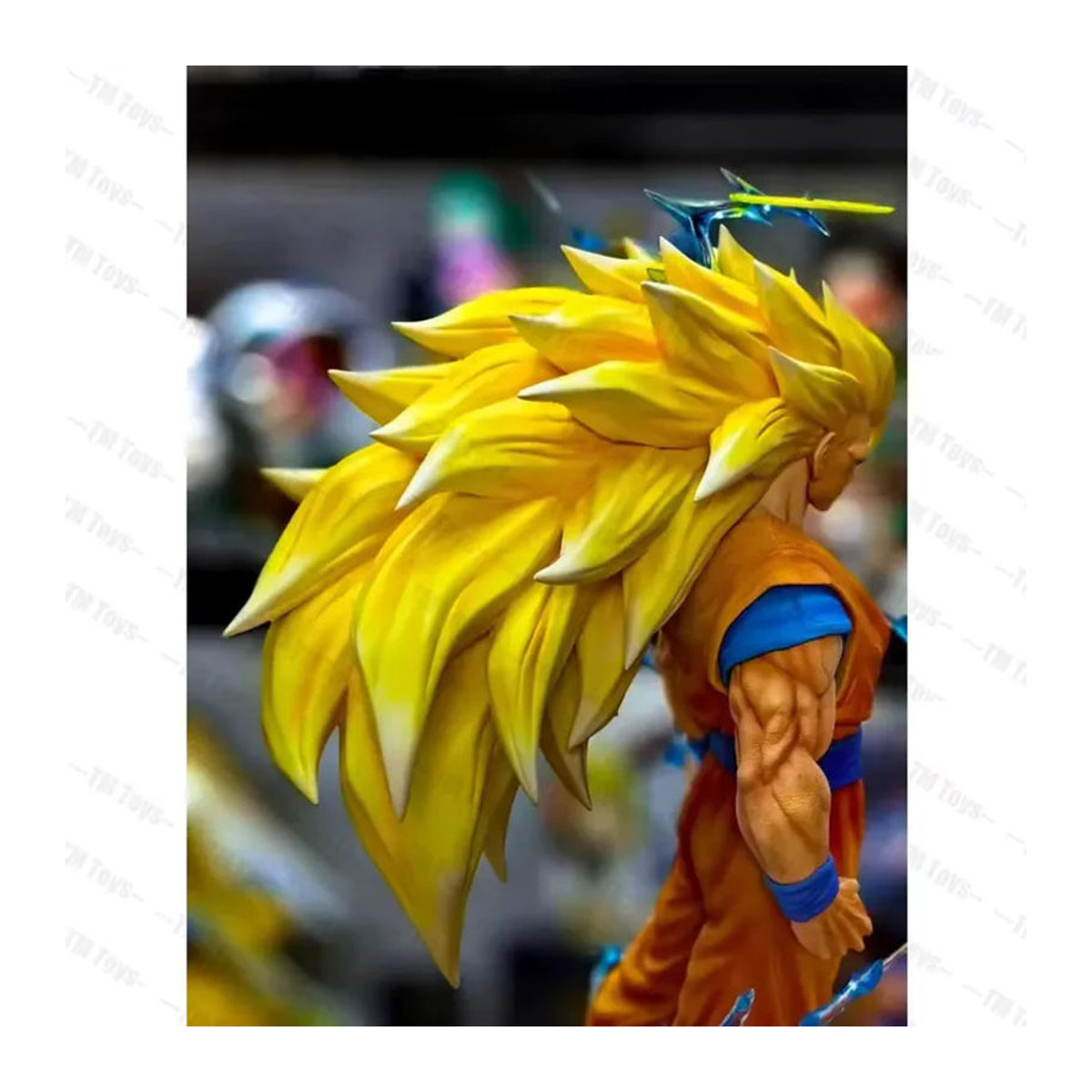 XY Studio Son Goku SSJ3 Dragon Ball Anime-Figur aus Kunststoff, mehrfarbig, Höhe: 43 cm - Bild 5
