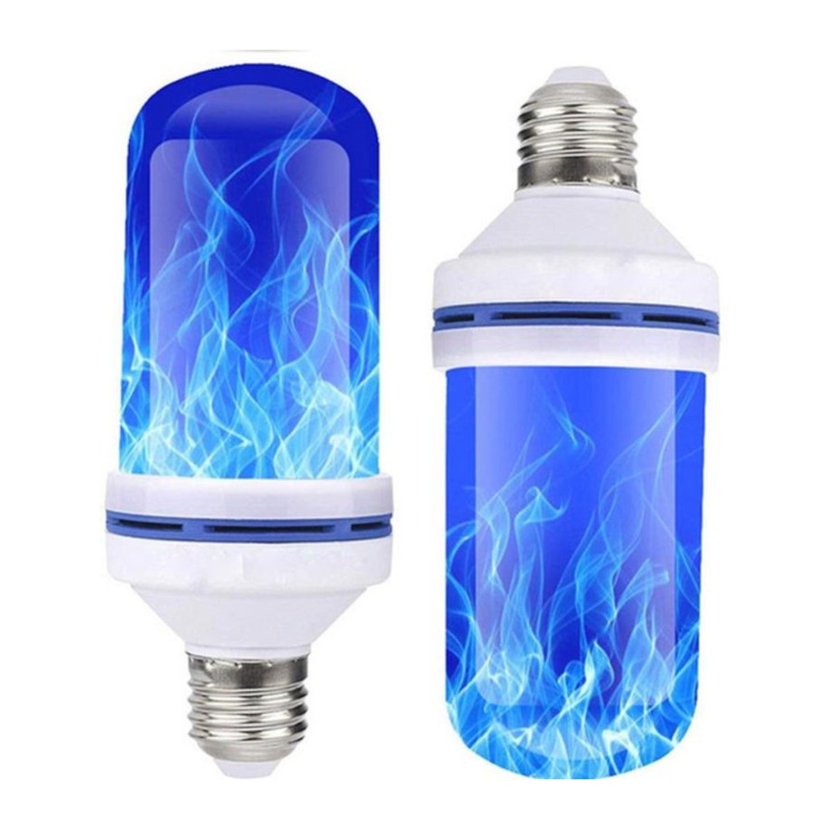 XYZE LED Flammen-Effekt Glühbirne E27 in Blau - Bild 1