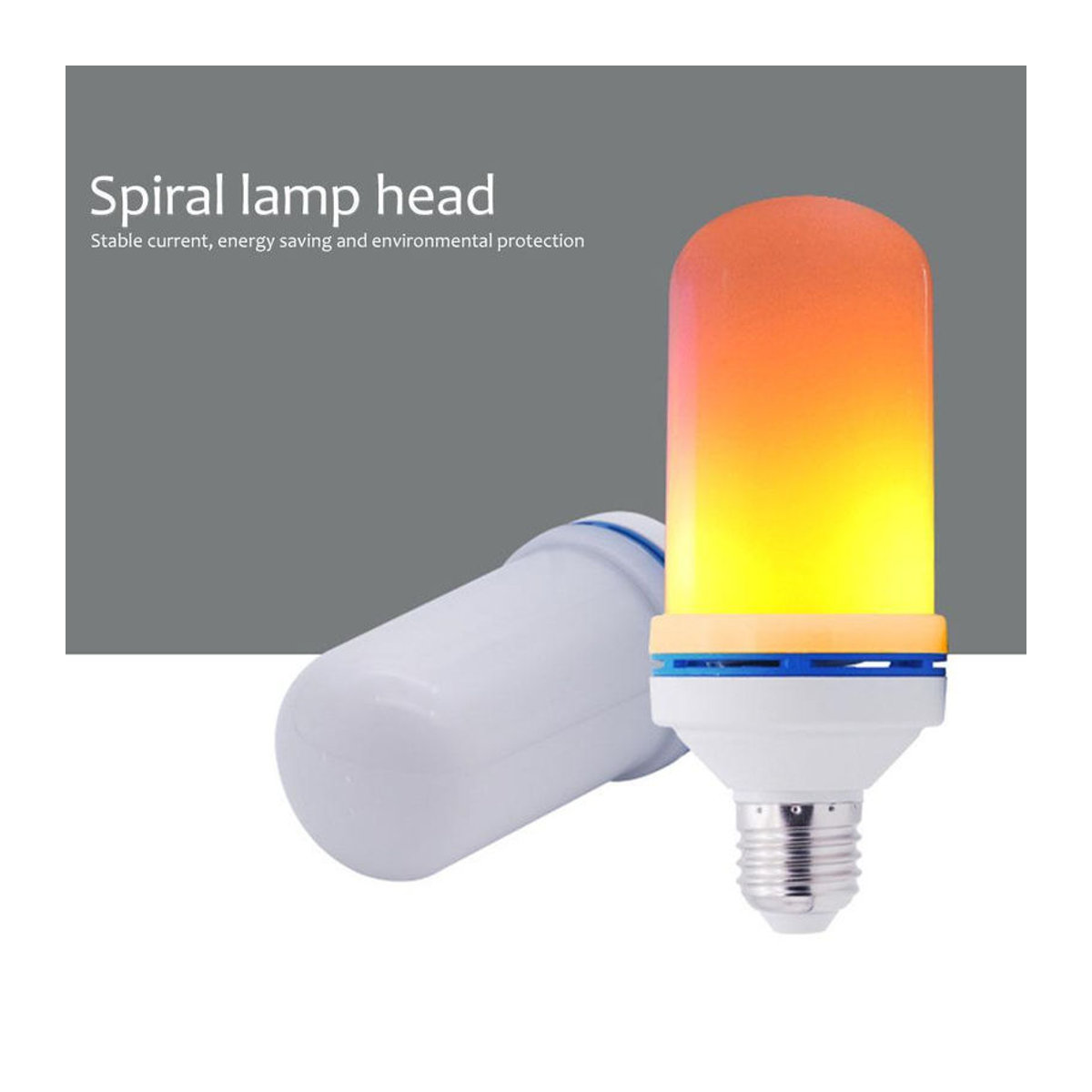 XYZE LED Flammen-Effekt Glühbirne E27 in Blau - Bild 2