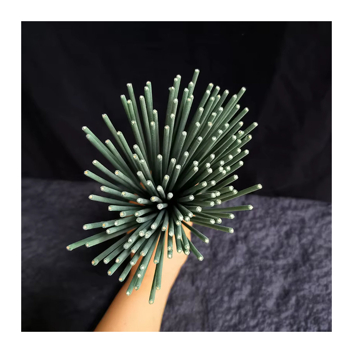 Yaga Salbei-Räucherstäbchen mit Bambusstab, Weiß, 22 cm - Bild 4