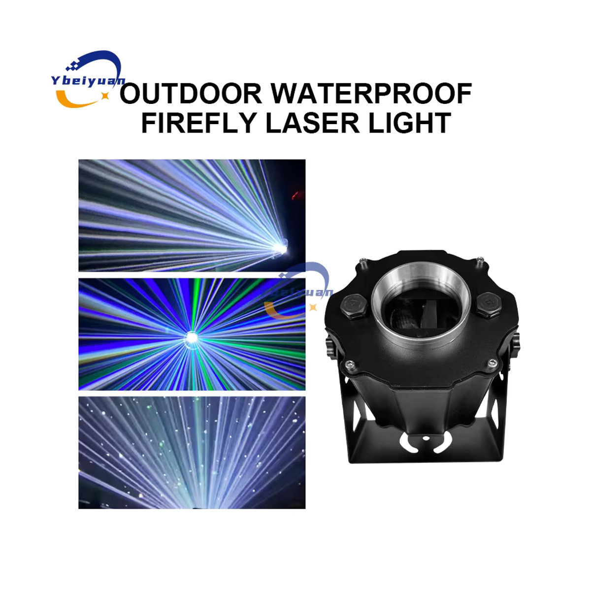 Ybeiyuan Glühwürmchen-Laserlicht für den Außenbereich mit IP65-Wasserdichtigkeit für DJ, Disco, Bühne und Hochzeiten - Bild 2