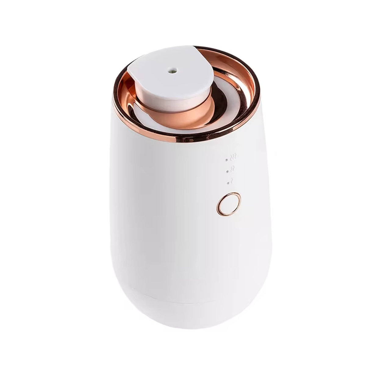 YCTMO Auto-Aroma-Diffusor in Weiß mit USB-Ladefunktion, wiederaufladbarer elektrischer Lufterfrischer für ätherische Öle mit 9-farbiger LED-Beleuchtung und Startfunktion - Bild 2