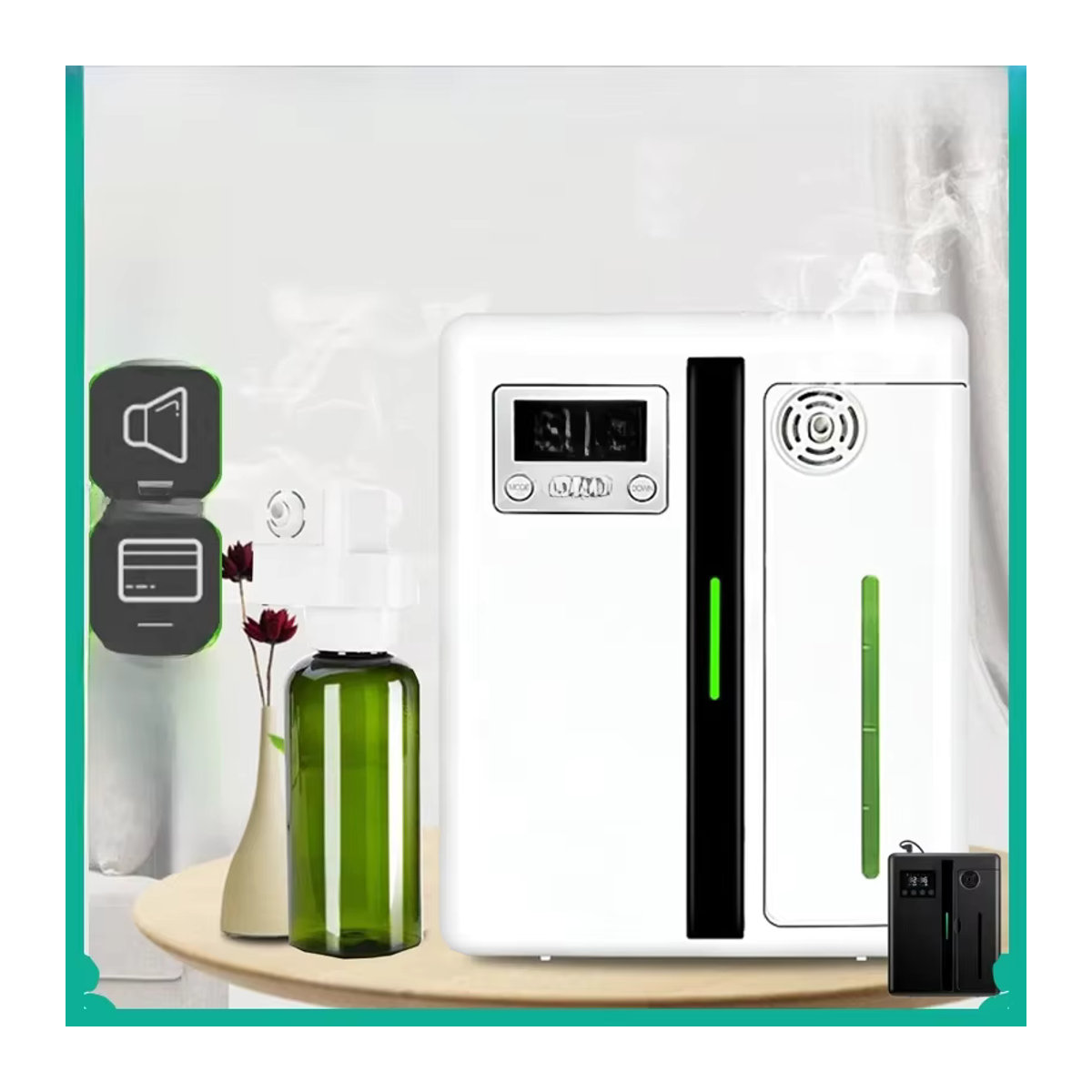 YCTMO Smart Duftmaschine Aroma Diffusor Wandmontiert Weiß 160ml mit Ventilator für Hotel Lobby und Büro - Bild 6