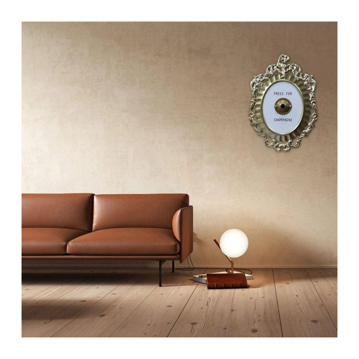 Yeiiaolin Metall Türklingel in Gold als handgefertigtes Hängendes Ornament für dein Wohnzimmer - Bild 2