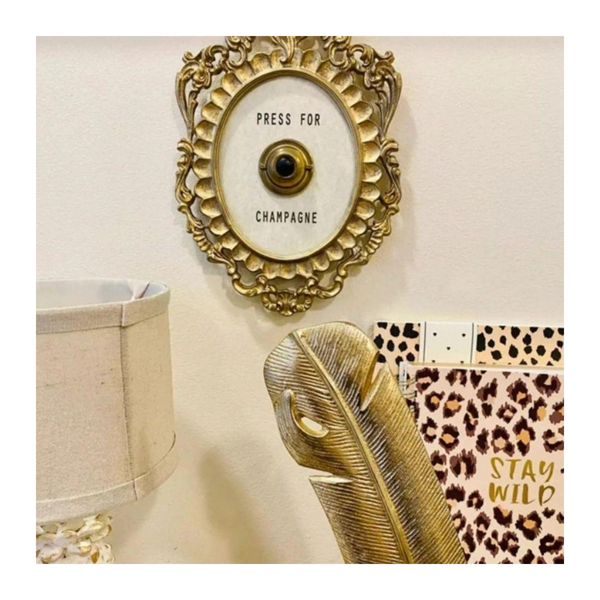 Yeiiaolin Metall Türklingel in Gold als handgefertigtes Hängendes Ornament für dein Wohnzimmer - Bild 9