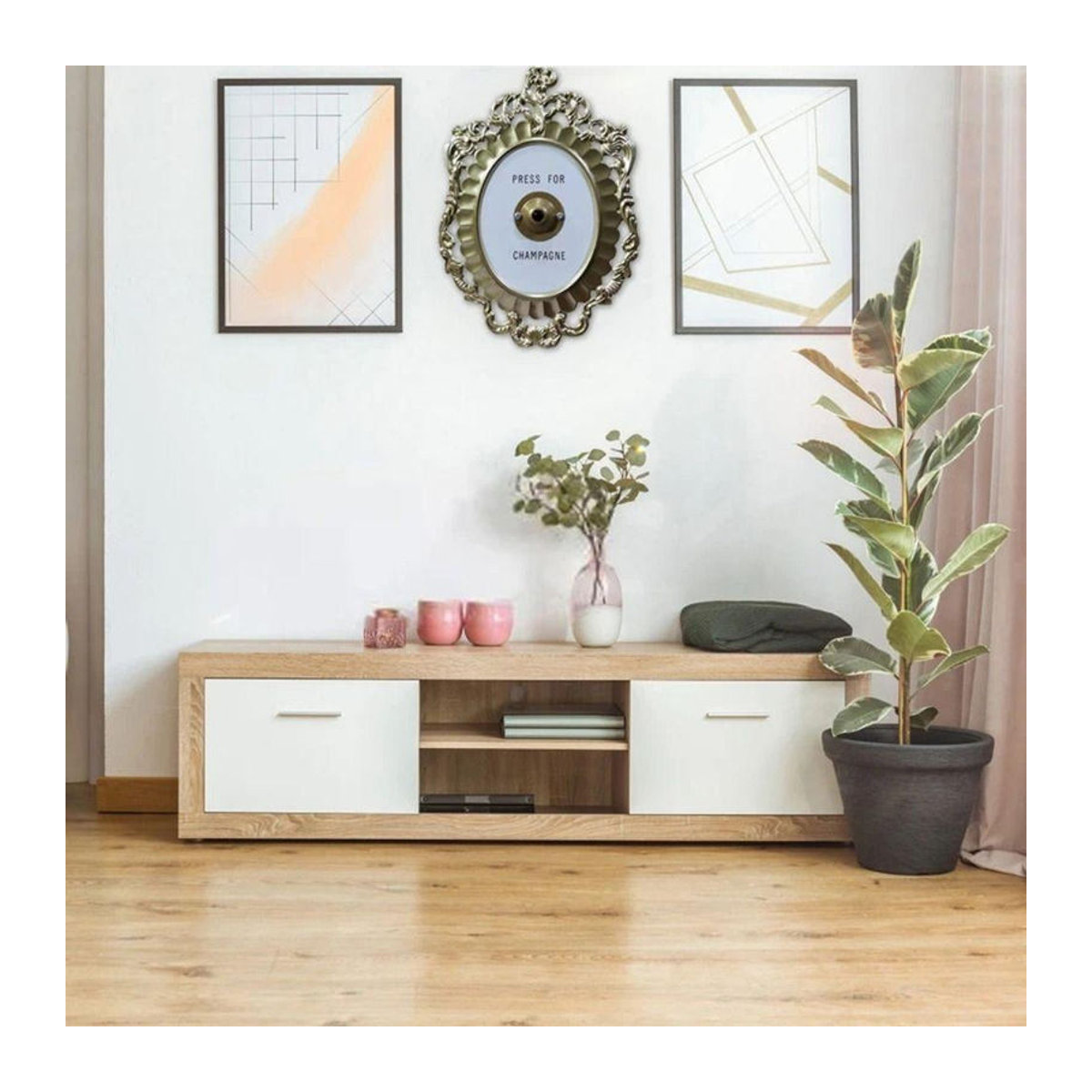 Yeiiaolin Metall Türklingel in Gold als handgefertigtes Hängendes Ornament für dein Wohnzimmer - Bild 10