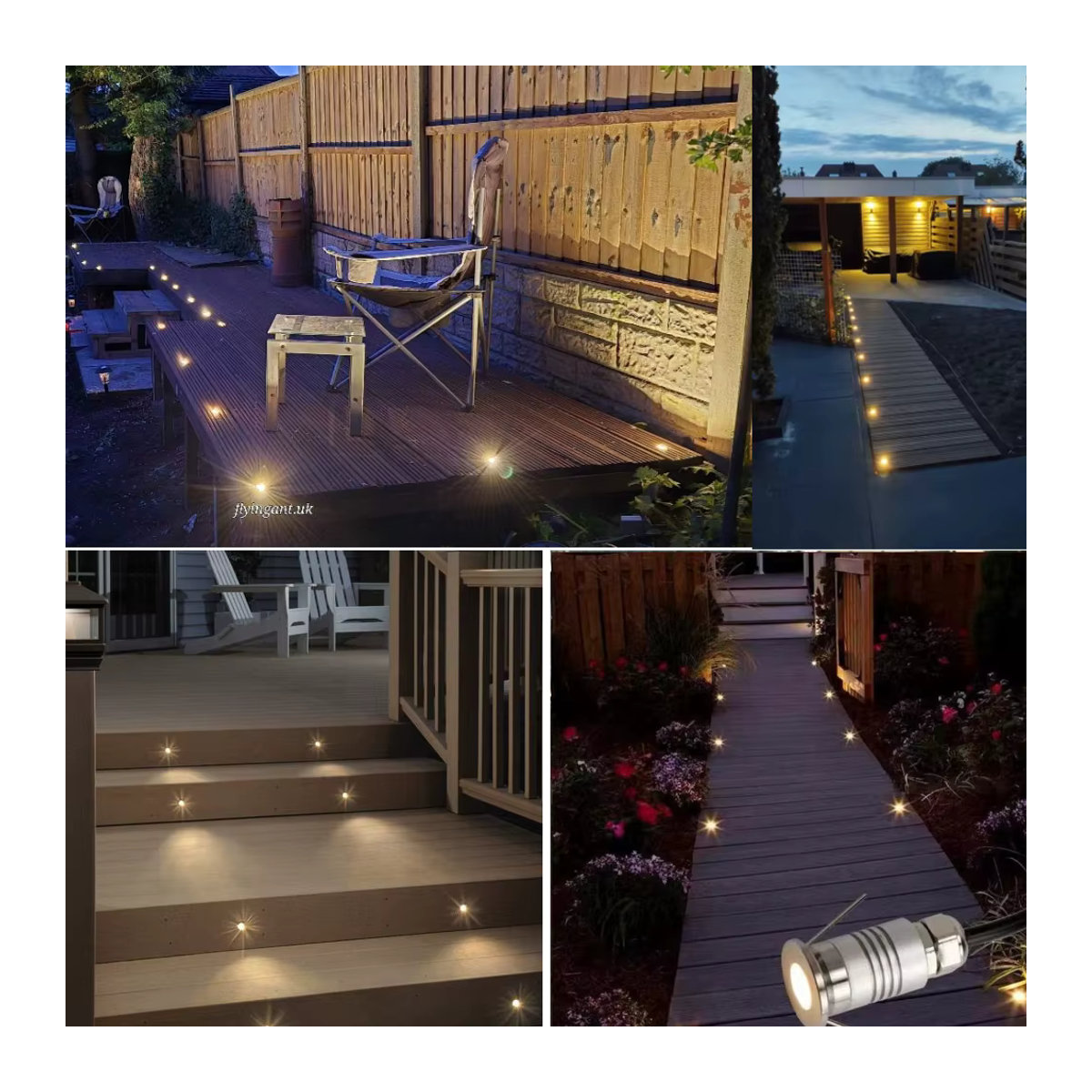 YELEDWAY IP67 Wasserdichter Mini Garten LED Spot aus Edelstahl und Aluminium für die Landschaftsbeleuchtung DC12V - Bild 2