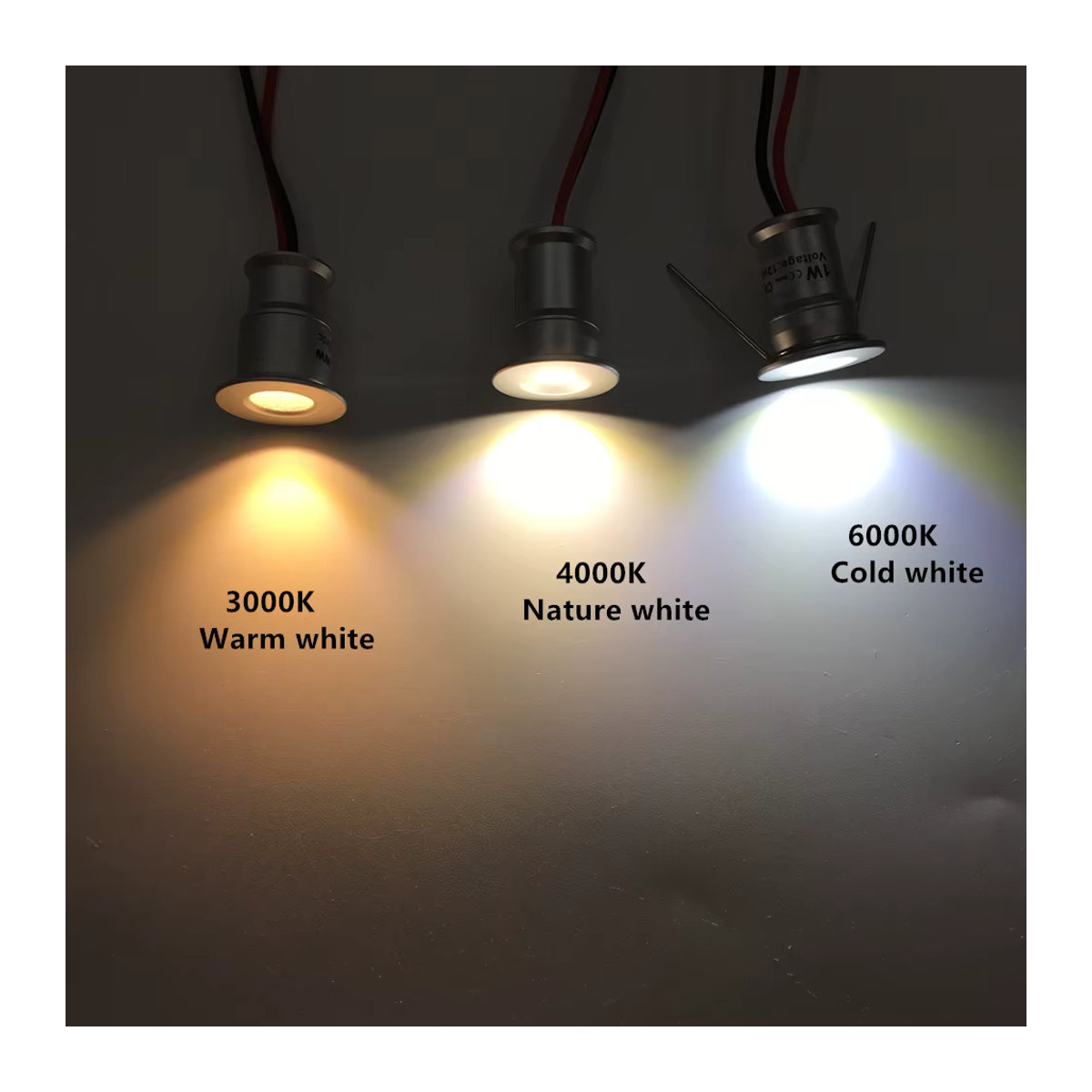 YELEDWAY LED Außenstrahler IP65 Mini Spotlight aus Aluminium in Weiß mit Transformator 12V - Bild 5