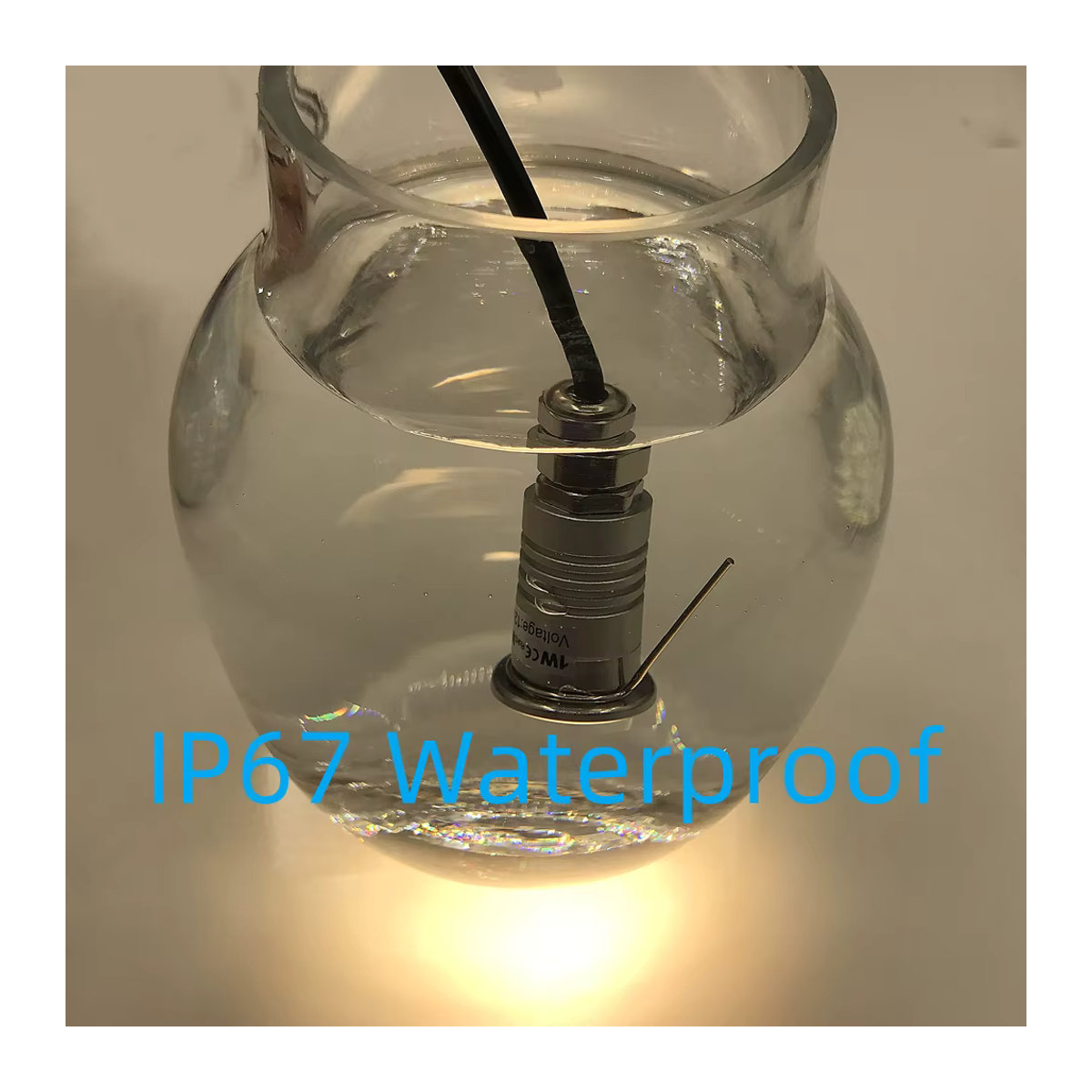 YELEDWAY Mini LED Untergrundleuchte IP67 aus Edelstahl und Aluminium, 1W, 12V, wasserdichte Gartenbeleuchtung für Treppen und Wege - Bild 5