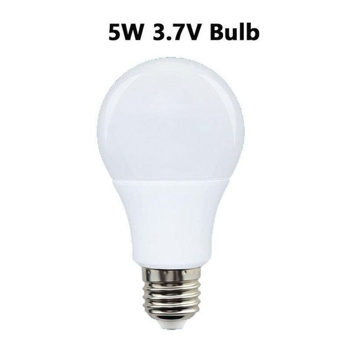 YJMP Super Lighting E27 LED Niederspannungs-Glühbirne 3.7V DC 5W Kugelförmige Energiesparlampe für Heimbeleuchtung und Dekoration - Bild 1