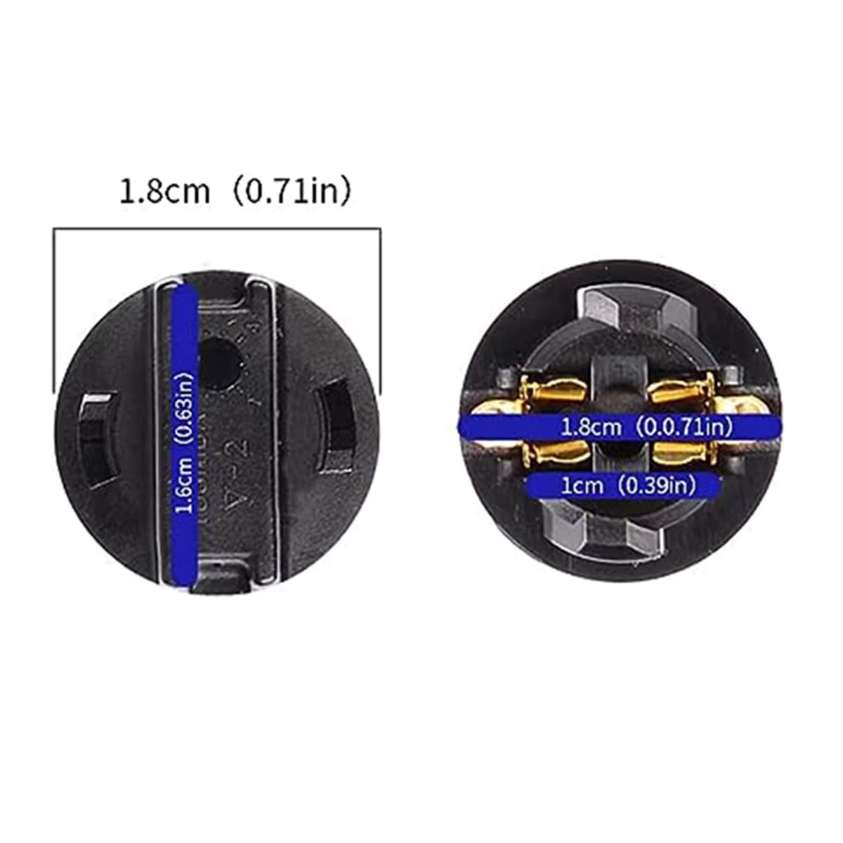 YND 10 Stück T10 Twist Lock Lampenfassungen W5W 168 192 194 Wedge Bases für Armaturenbrett Plug and Play - Bild 2