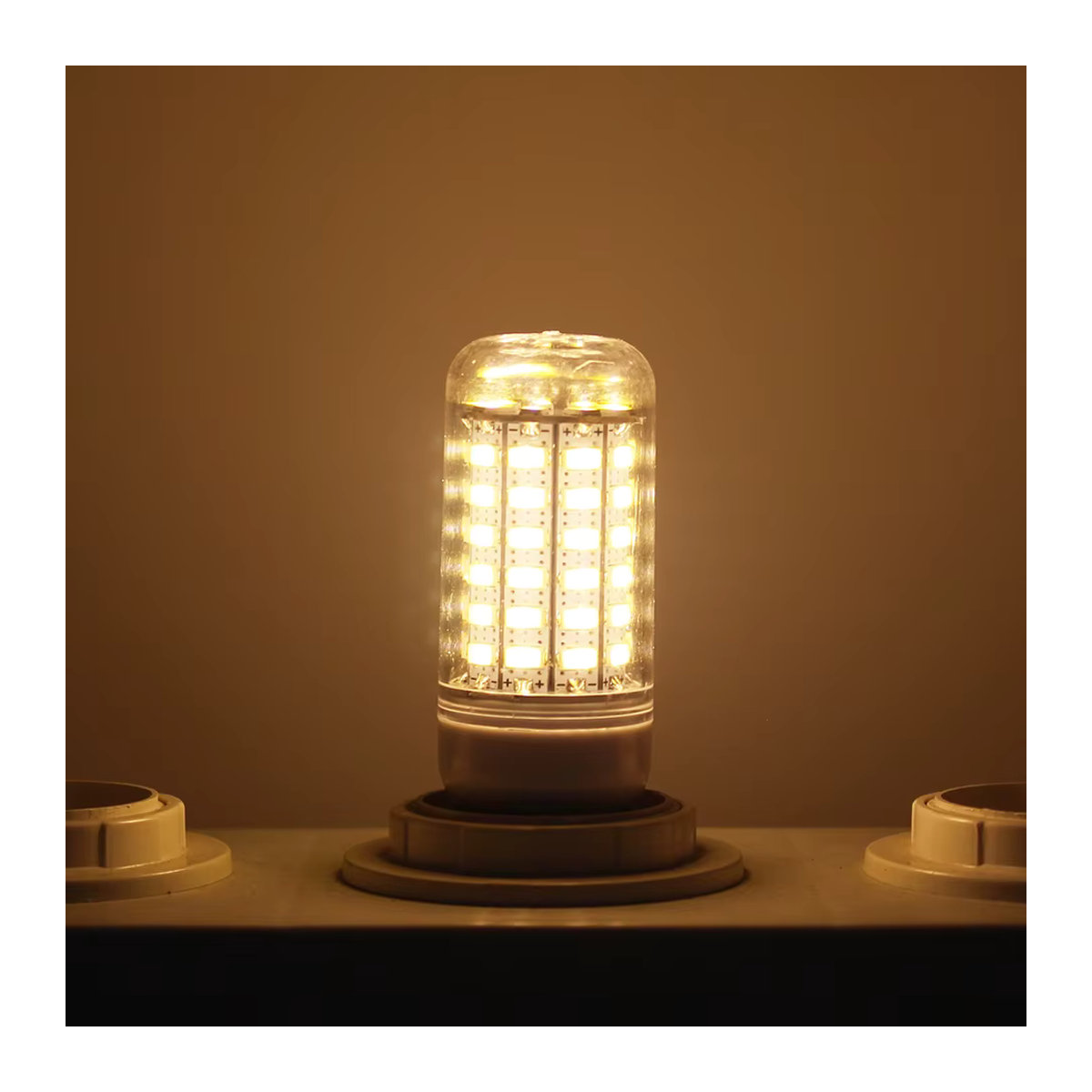 YNL E27 LED Mais Birne Leuchtmittel mit SMD 5730 LEDs für Kronleuchter und Kerzenbeleuchtung - Bild 2