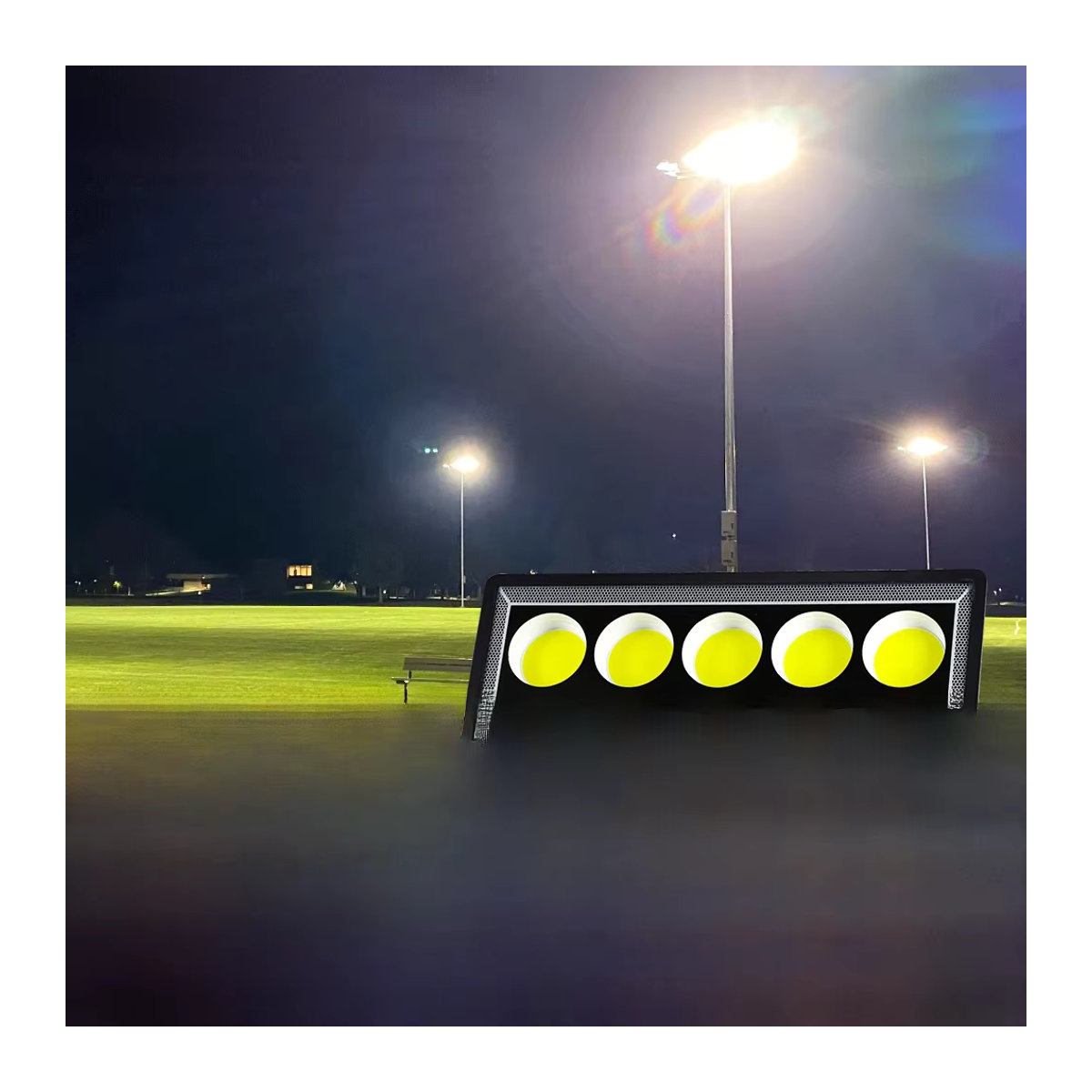 YNL LED Außenstrahler IP65 Wasserdicht Schwarz - Bild 6