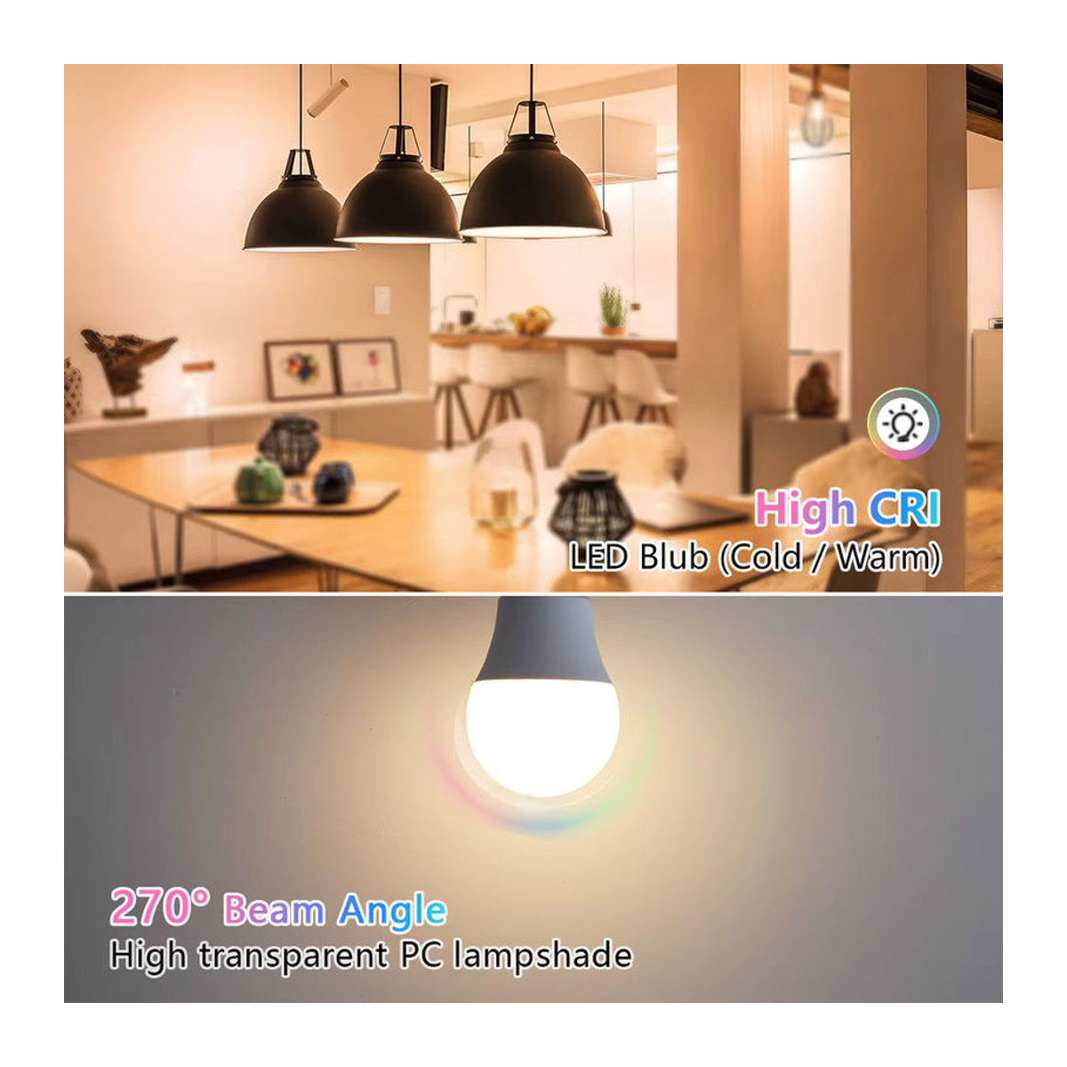 YNL LED Glühbirnen E27 Set 4er Pack mit SMD2835 Technologie für Wohnzimmer und Home Indoor AC 220V - Bild 2