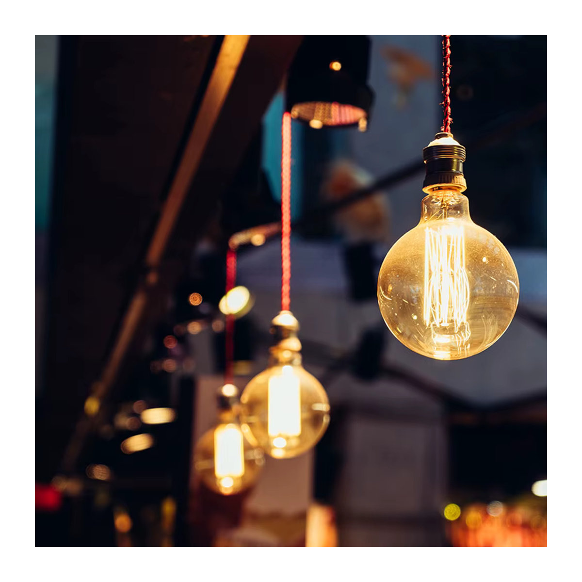 YNL Retro Vintage Edison LED Glühbirne E27 40W Gelb - Bild 1