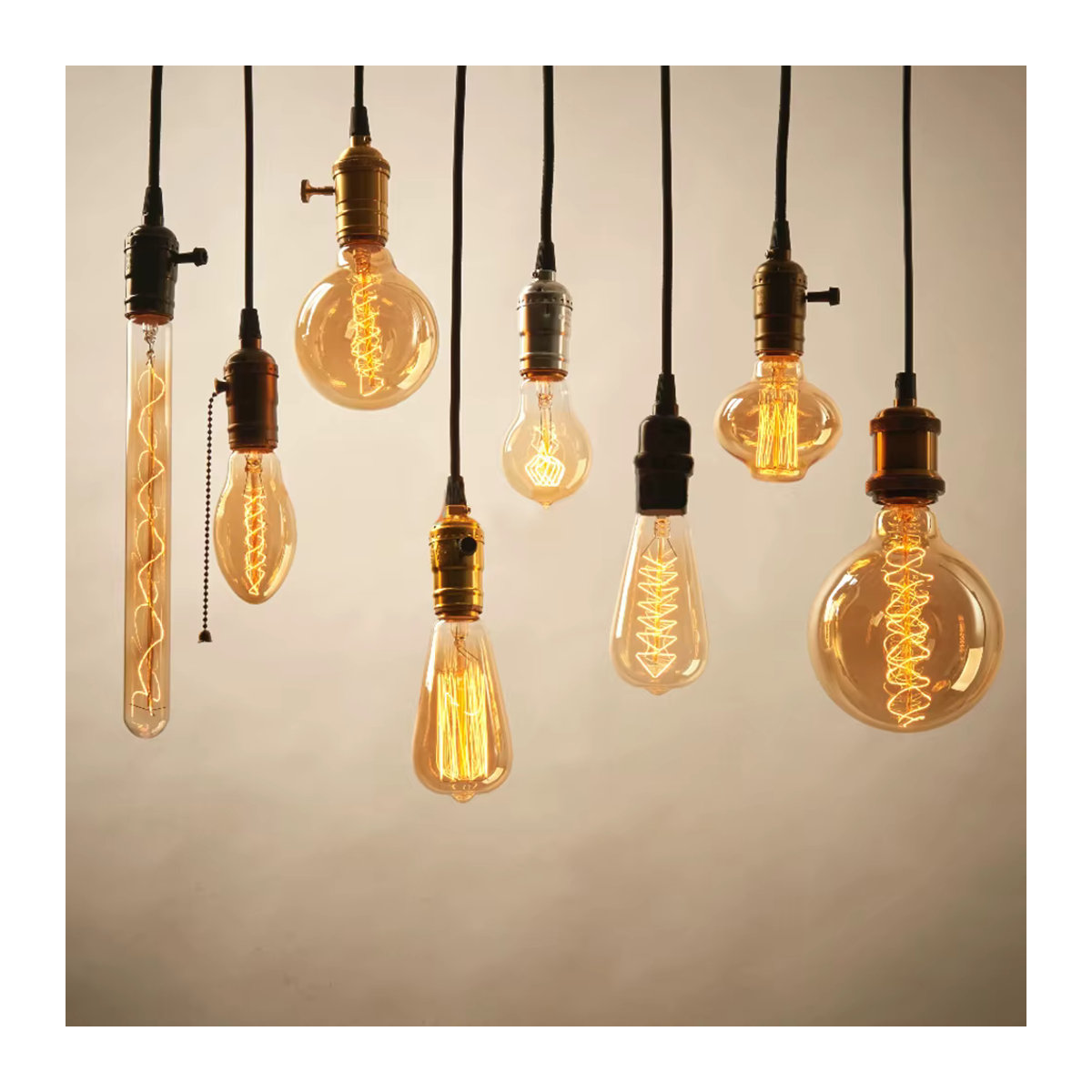 YNL Retro Vintage Edison LED Glühbirne E27 40W Gelb - Bild 2