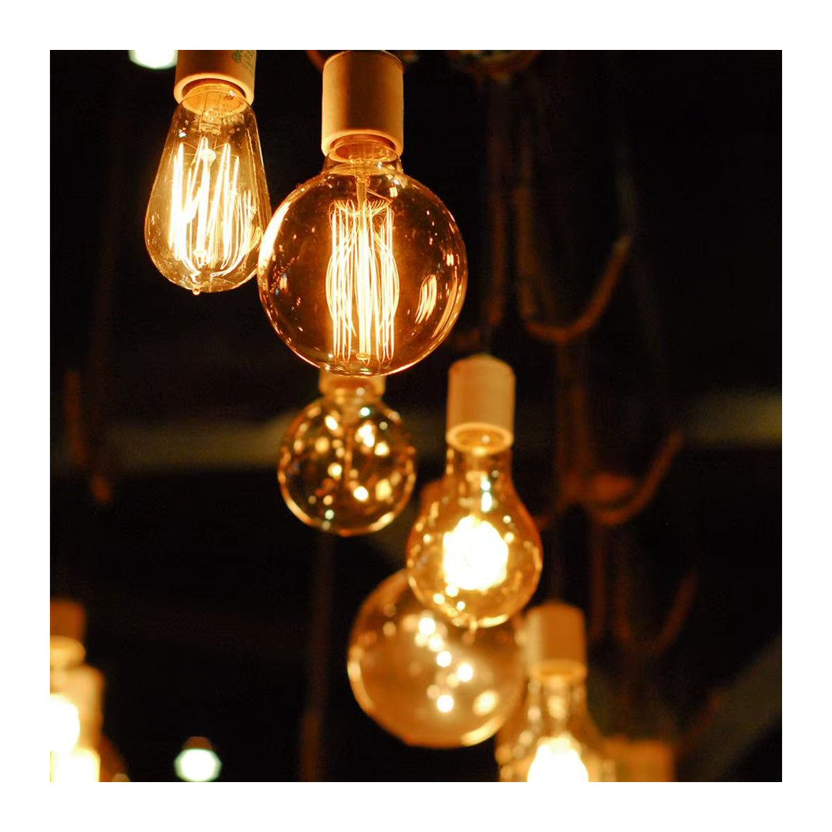 YNL Retro Vintage Edison LED Glühbirne E27 40W Gelb - Bild 3